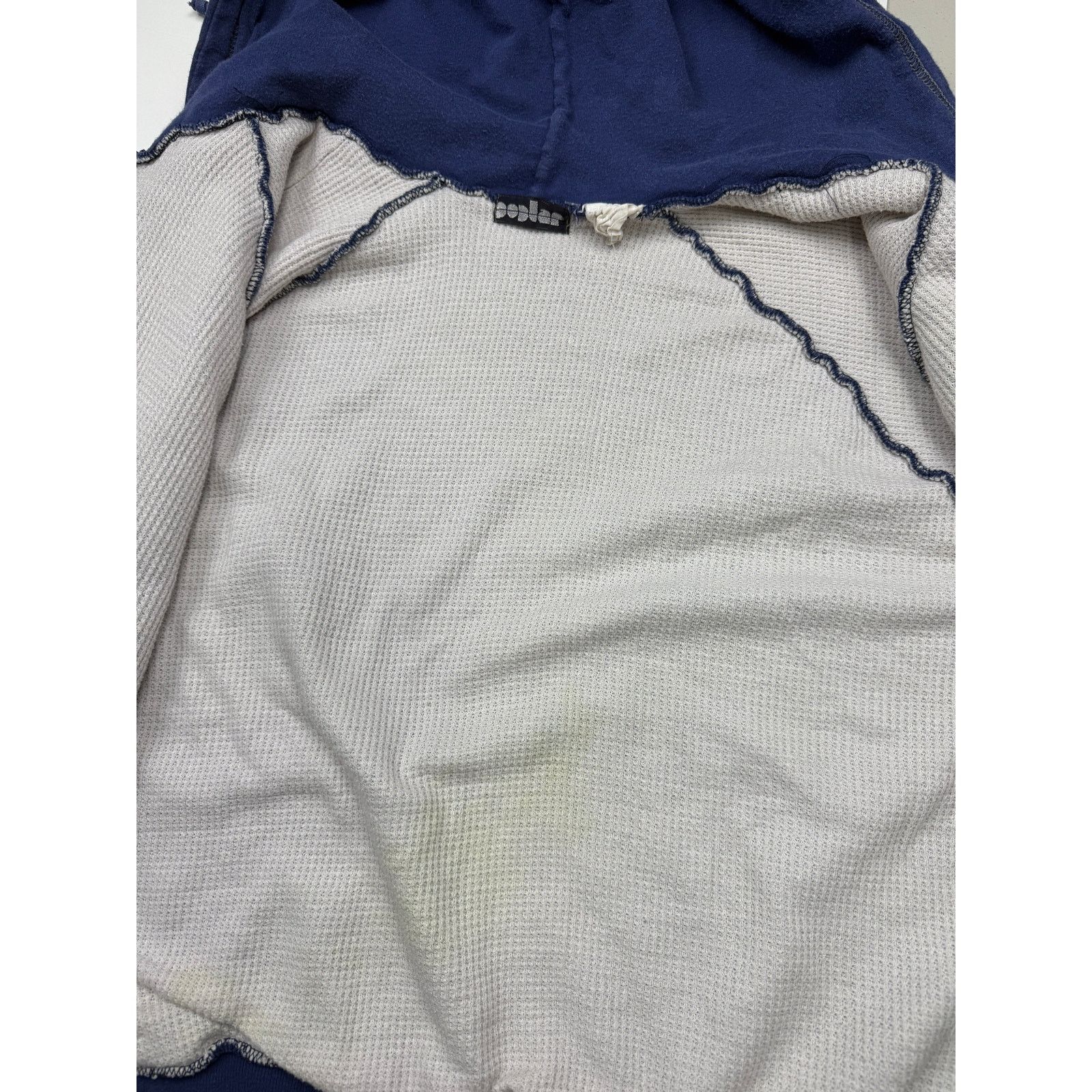 Vintage Vintage 80s Poplar Thermal Lined Blank Full Zip Hooded XS Size US XS / EU 42 / 0 - 4 Thumbnail
