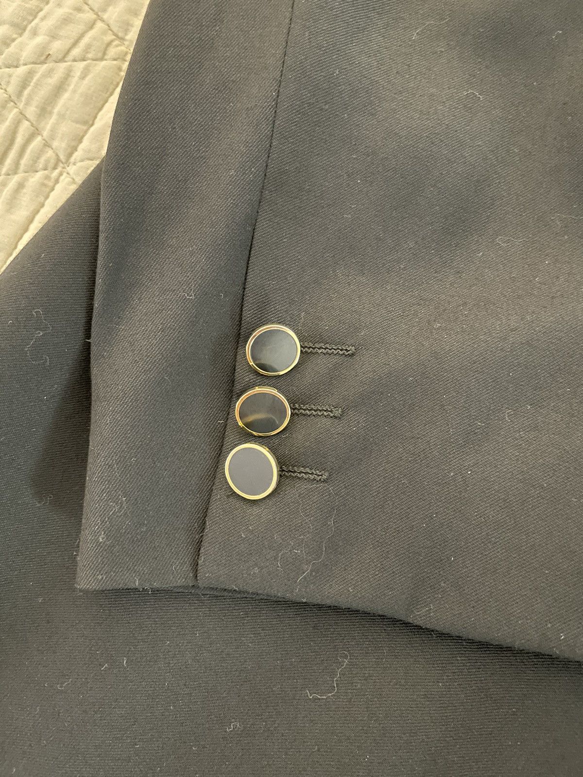 Giorgio Armani × Vintage Vintage Fancy Button Double Breasted Jacket Size 40R - 4 Thumbnail