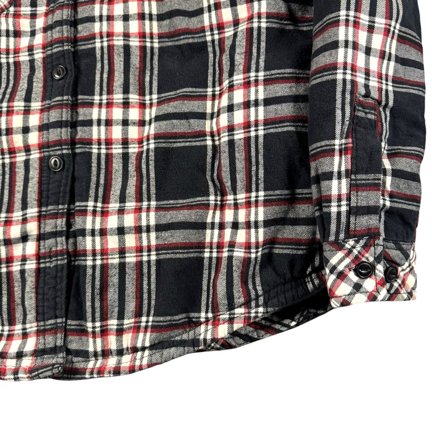 Vintage Boston Traders Hooded Jacket Heavyweight Outdoor Sherpa Flannel Men's Medium Red Size US M / EU 48-50 / 2 - 3 Thumbnail