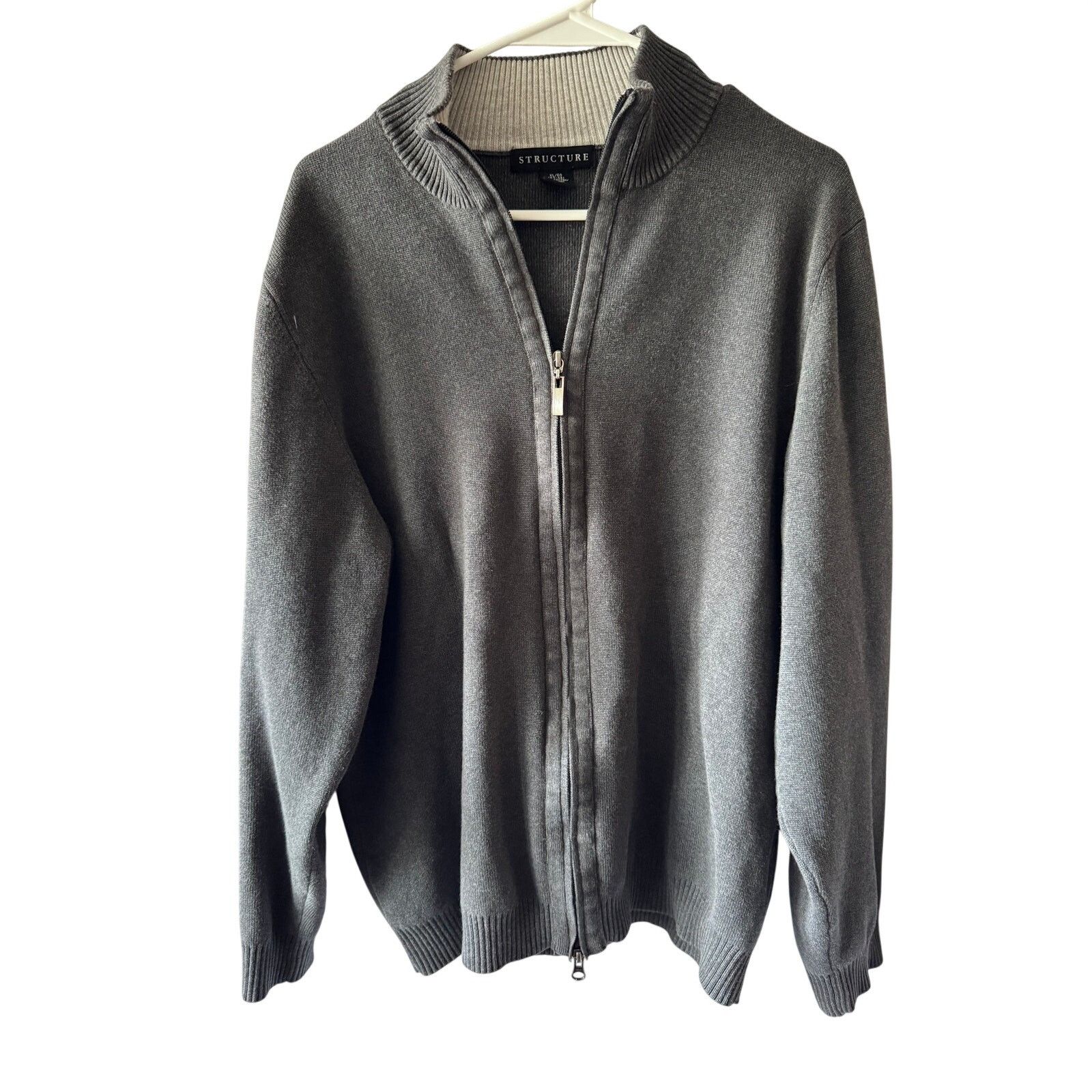 Structure Structure Full Zip Mock Neck Sweater Jacket, Size XL Size US XL / EU 56 / 4 - 2 Thumbnail