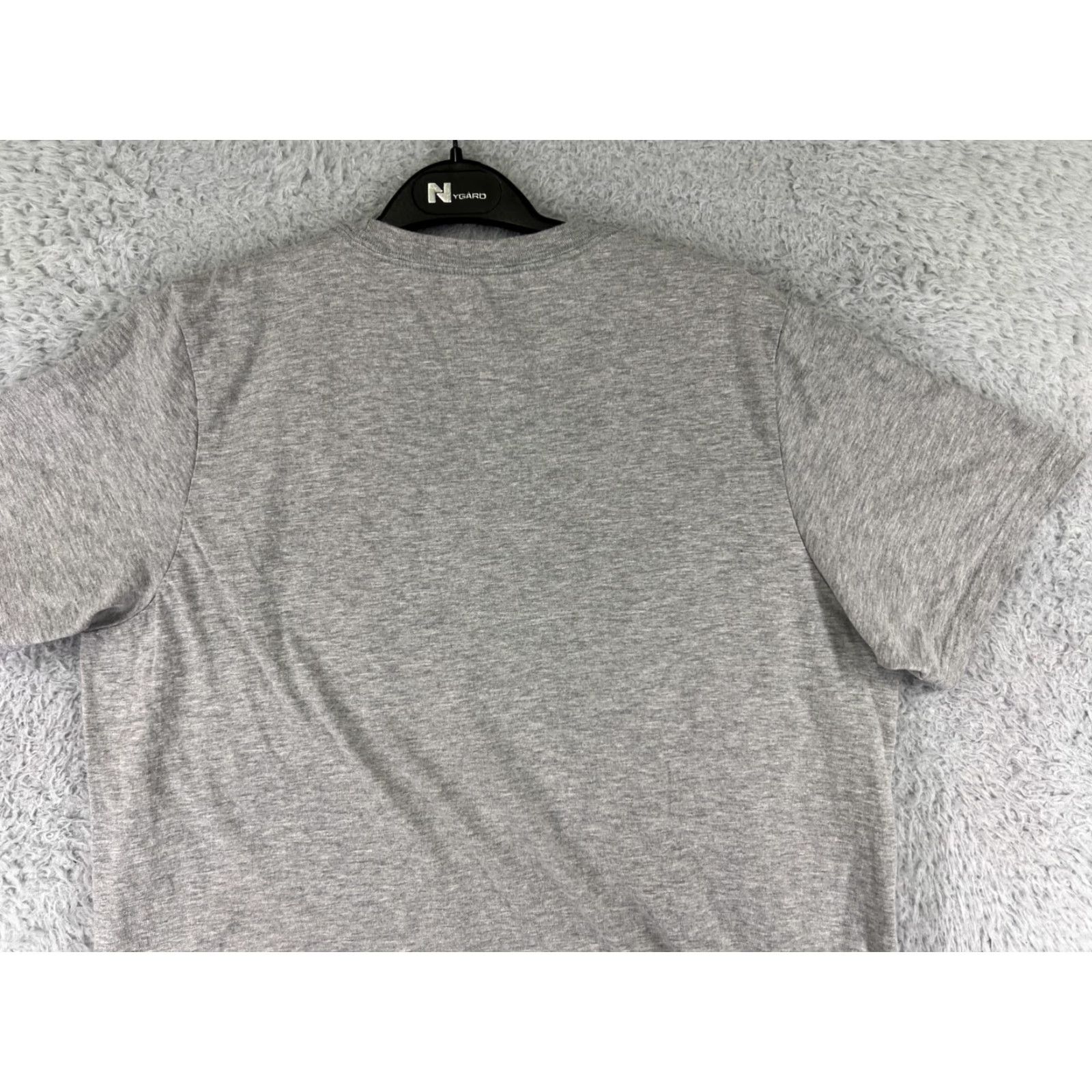 Adidas Adidas Shirt Men Large Gray Spellout Logo Short Sleeve Crew Neck Cotton Athletic Size US L / EU 52-54 / 3 - 7 Thumbnail