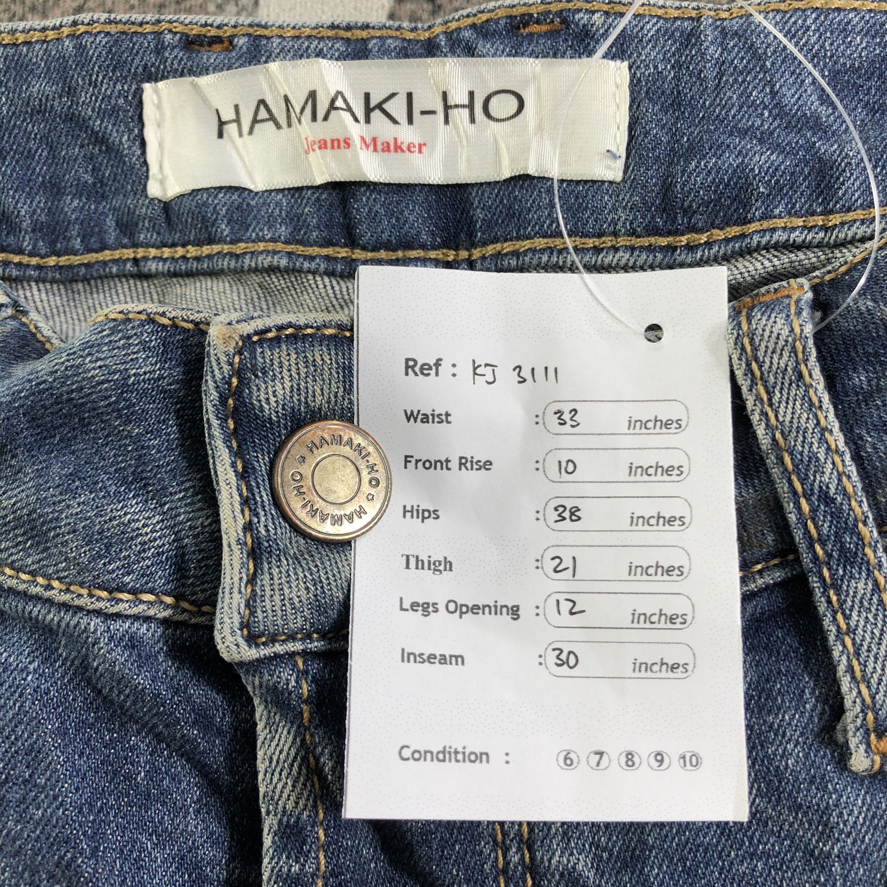 HAMAKI-HO Hamaki-Ho Distressed Jeans Skinny Denim KJ3111 Size US 32 / EU 48 - 10 Thumbnail