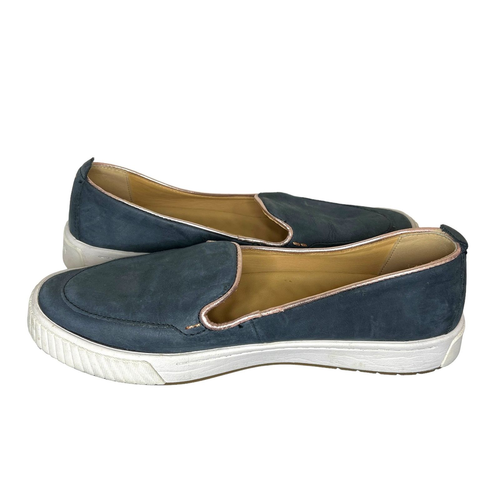 Sperry Black Leather Anchor Plushwave Gold Cup Slip-On Casual Shoes Size US 8 / IT 38 - 10 Thumbnail
