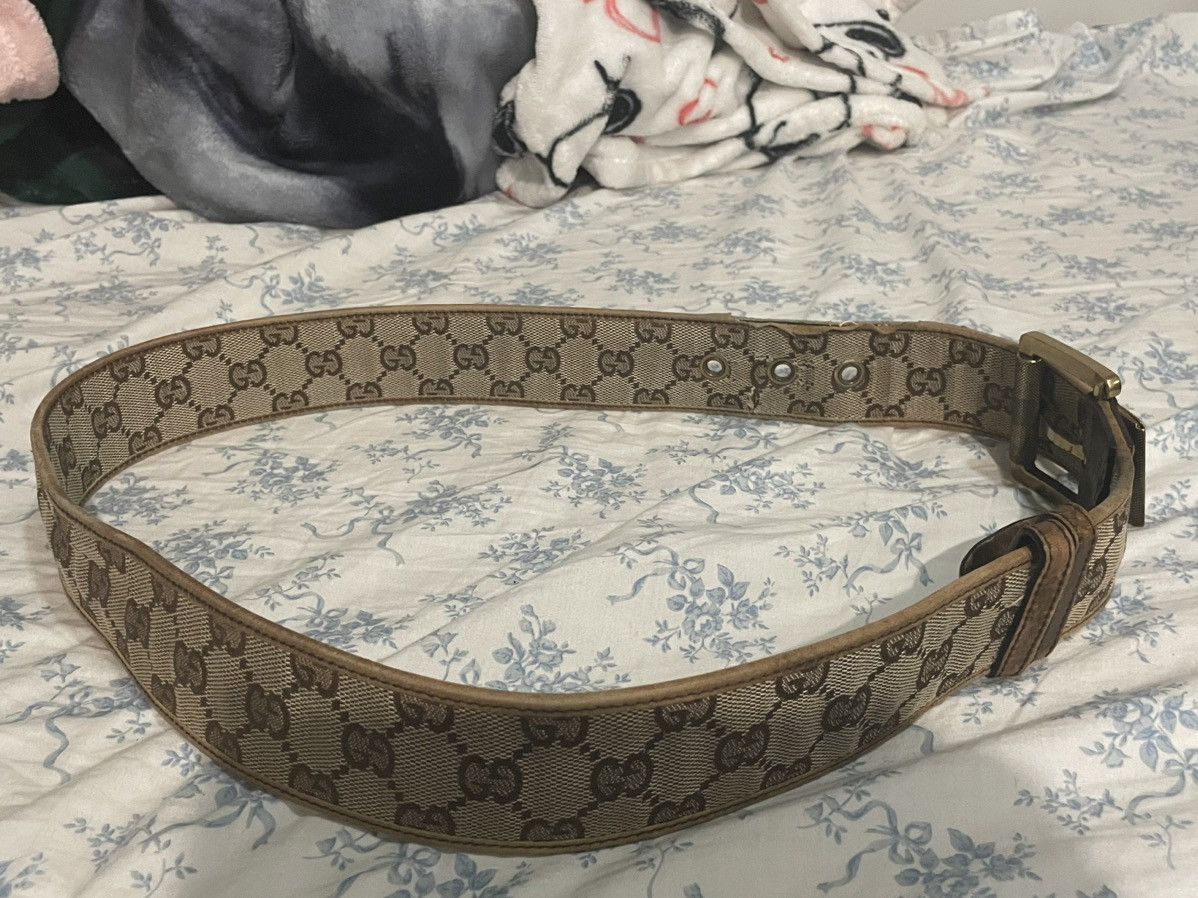 Gucci Vintage Gucci Webbed Belt(SOLD❌) Size 32 - 7 Thumbnail