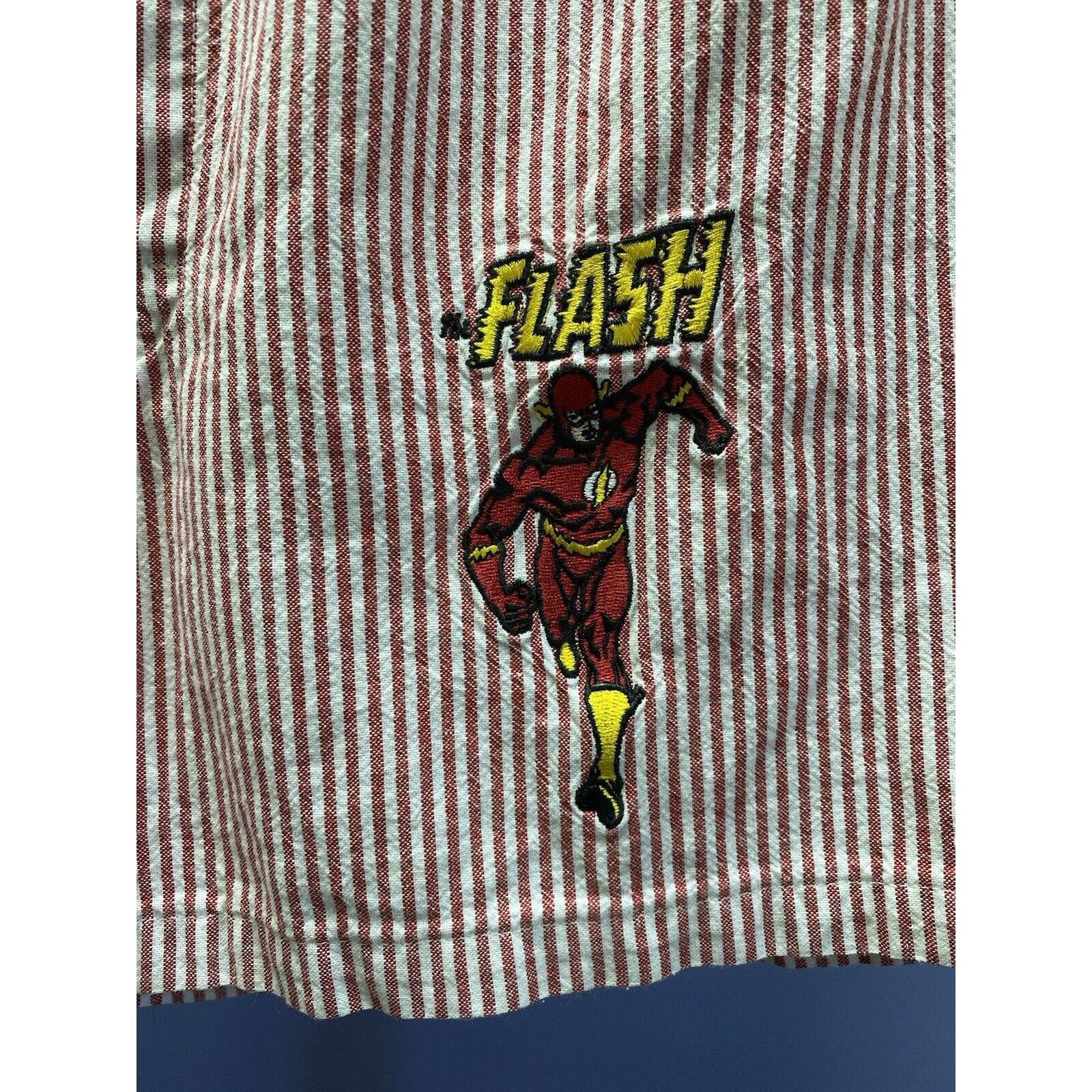DC Vintage DC Flash Striped Shorts Size L Striped Size US 34 / EU 50 - 6 Thumbnail