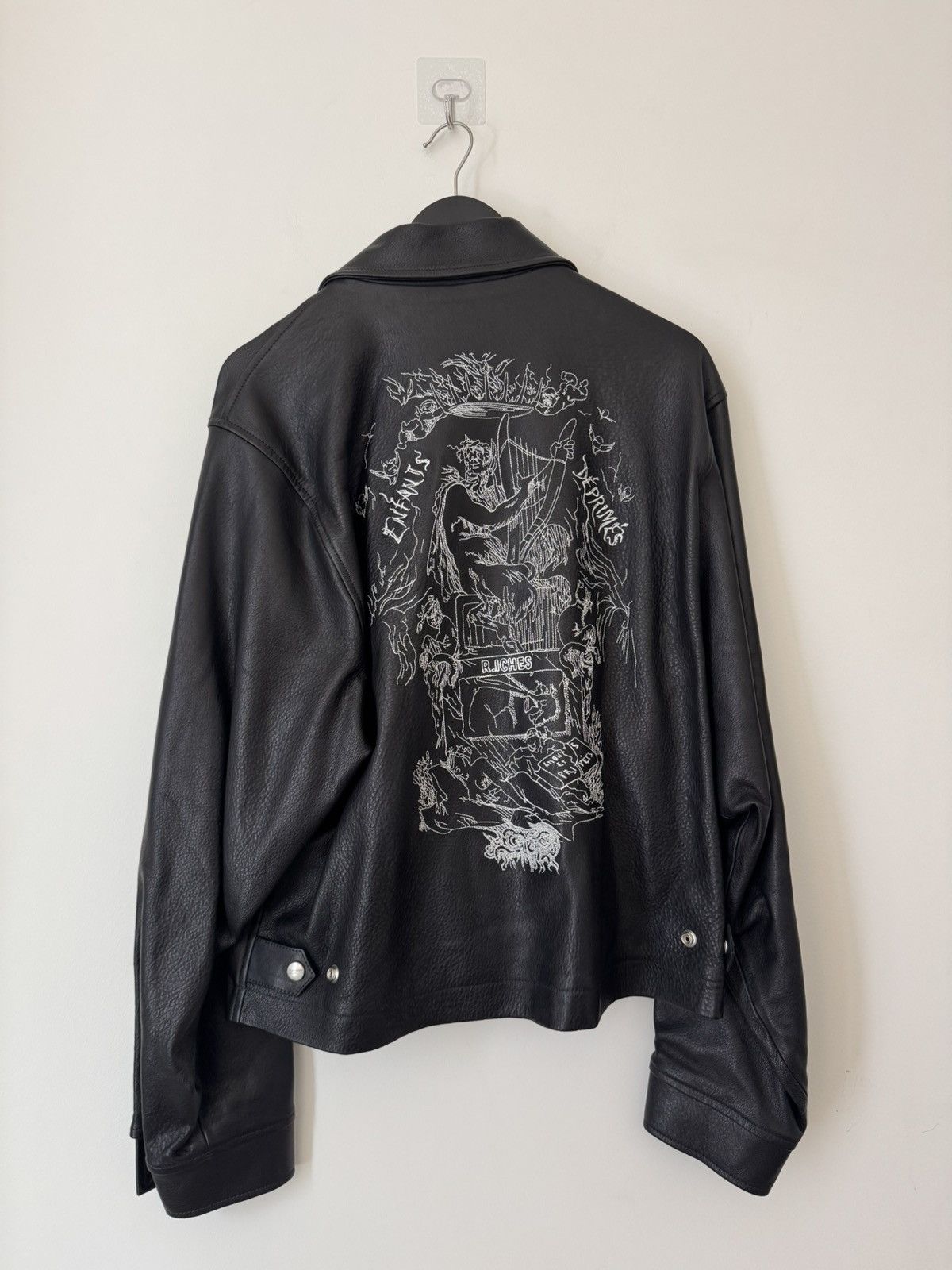 Enfants Riches Deprimes Enfants Riches Déprimés Leather Jacket Black XL Size US XL / EU 56 / 4 - 2 Thumbnail