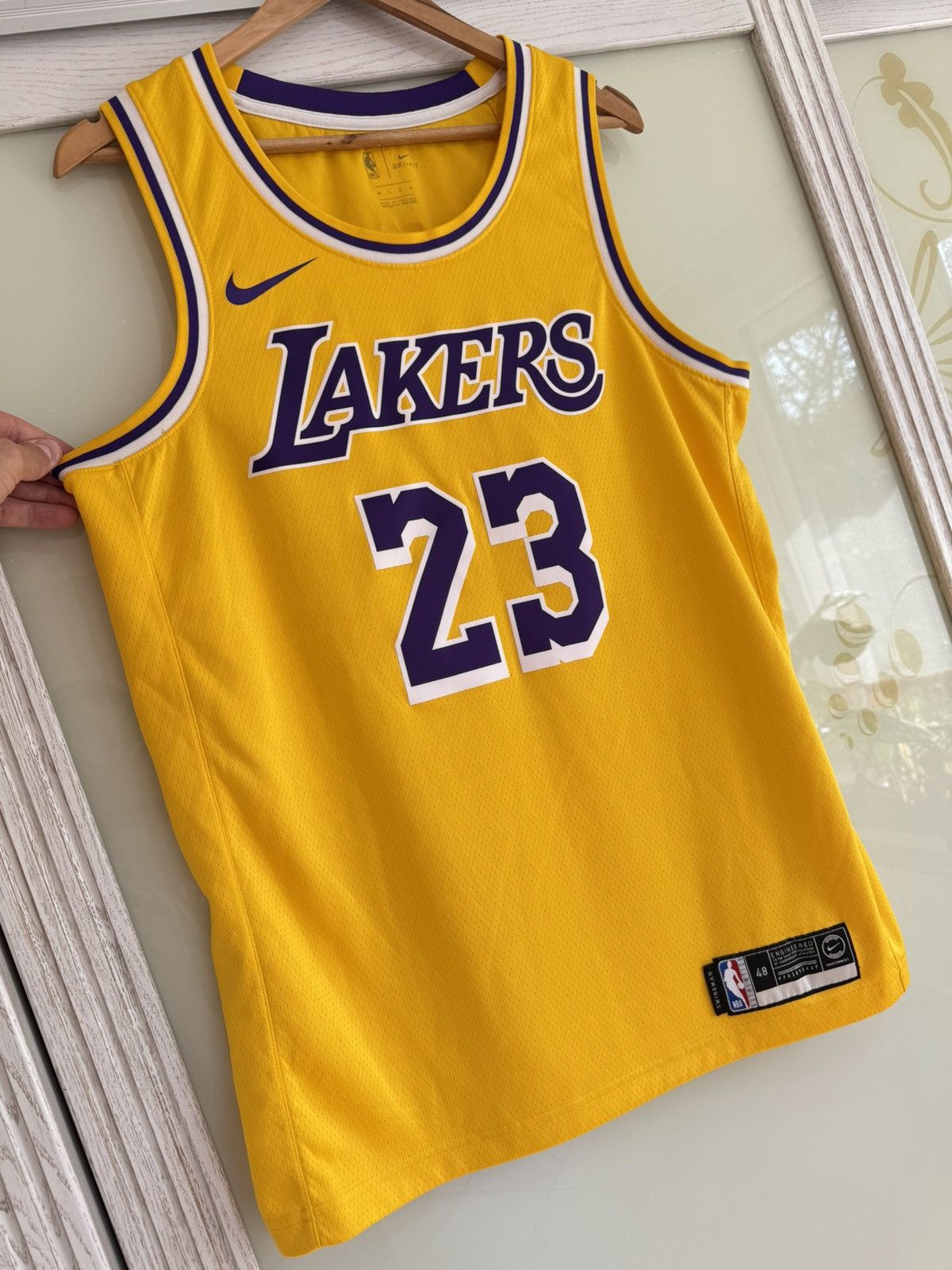 NBA × Nike Nike NBA Lakers Lebron James Icon Edition Swingman Jersey Kit Size US L / EU 52-54 / 3 - 4 Thumbnail