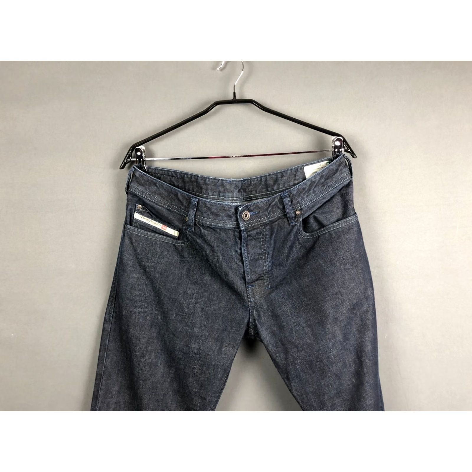 Diesel Diesel Zatiny Jeans Bootcut Men 34x32 Denim Cotton Dark Blue Leather Patch Logo Regular Rise Low Vintage No Jeans Size US 34 / EU 50 - 4 Thumbnail