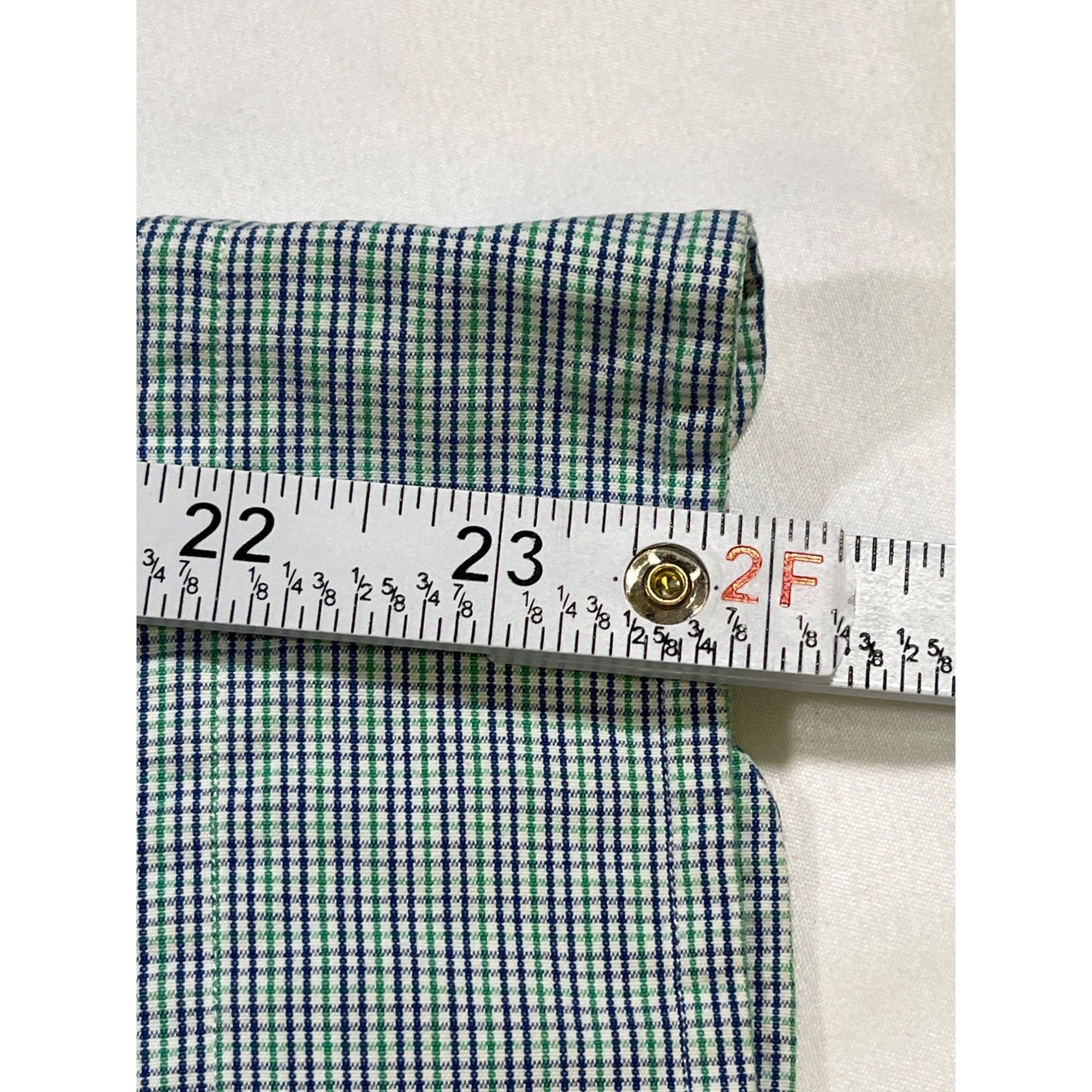 Ralph Lauren Ralph Lauren SKU 7741 Mens Blue and Green Plaid Long Sleeve Size US XL / EU 56 / 4 - 8 Thumbnail