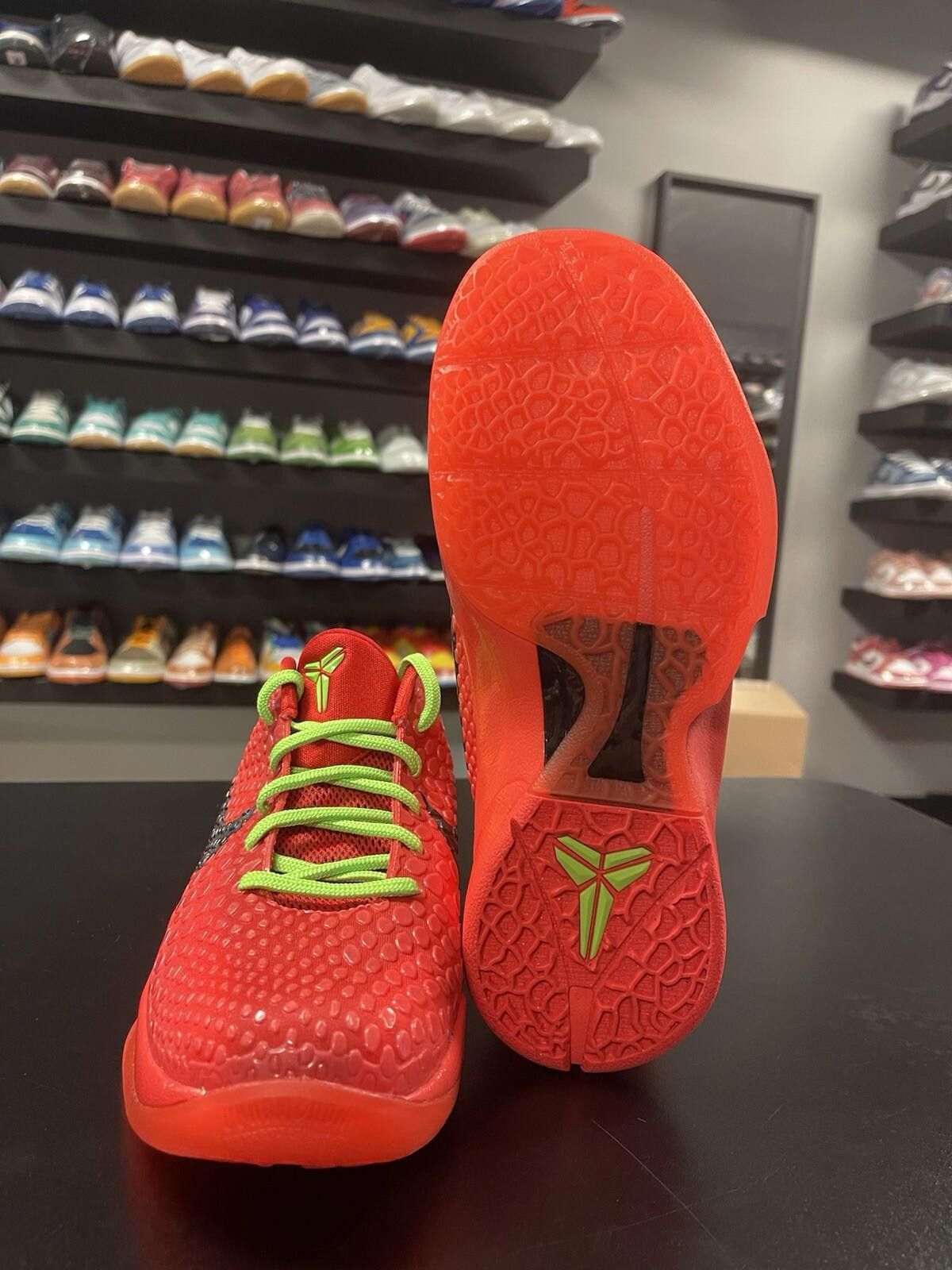 Nike Size 5y - Nike Kobe 6 Protro Reverse Grinch GS FV9676-600 GS Size US 5 / EU 37 - 9 Thumbnail