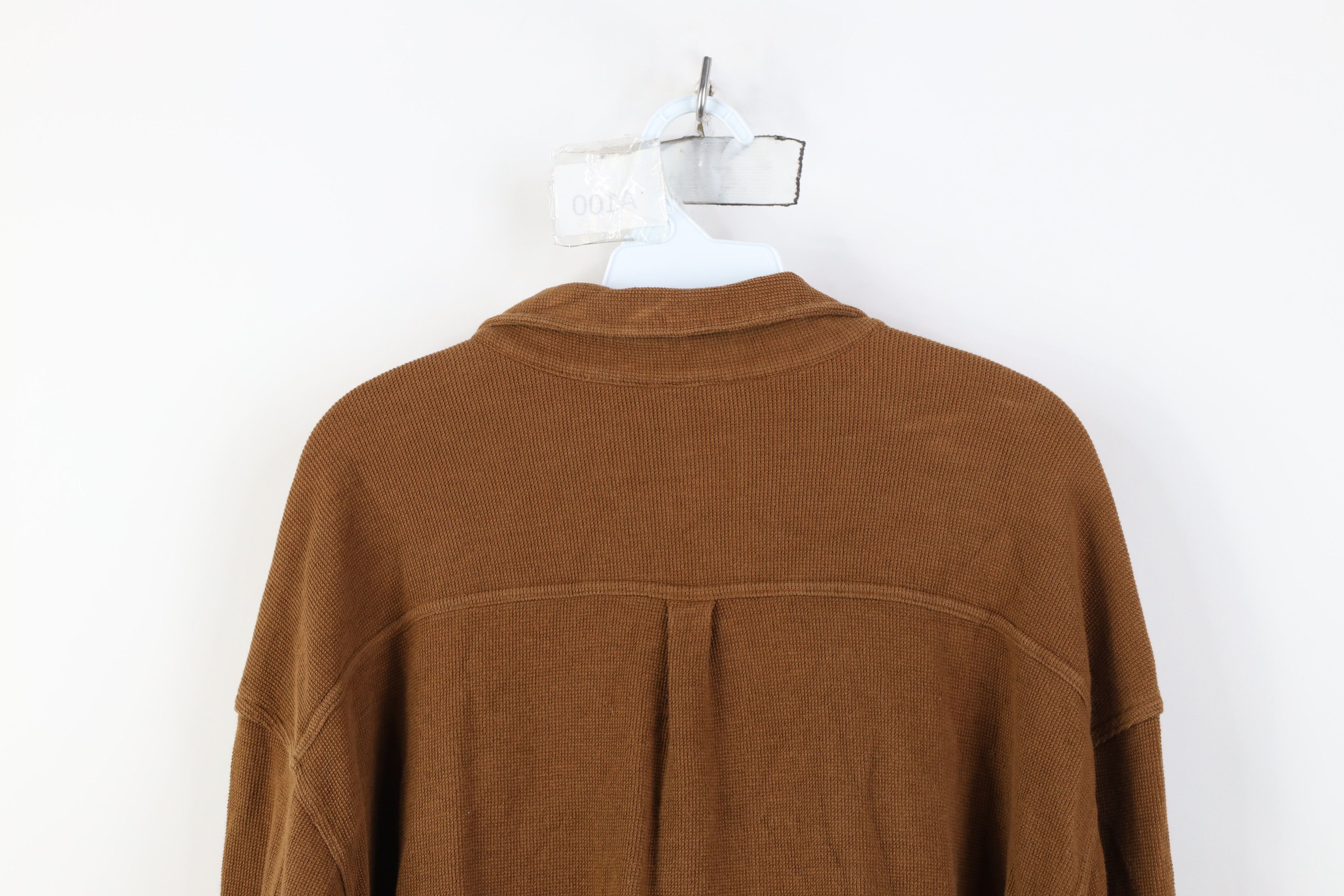 Eddie Bauer Vintage 90s Eddie Bauer Thermal Knit Collared Button Shirt Size US L / EU 52-54 / 3 - 10 Thumbnail