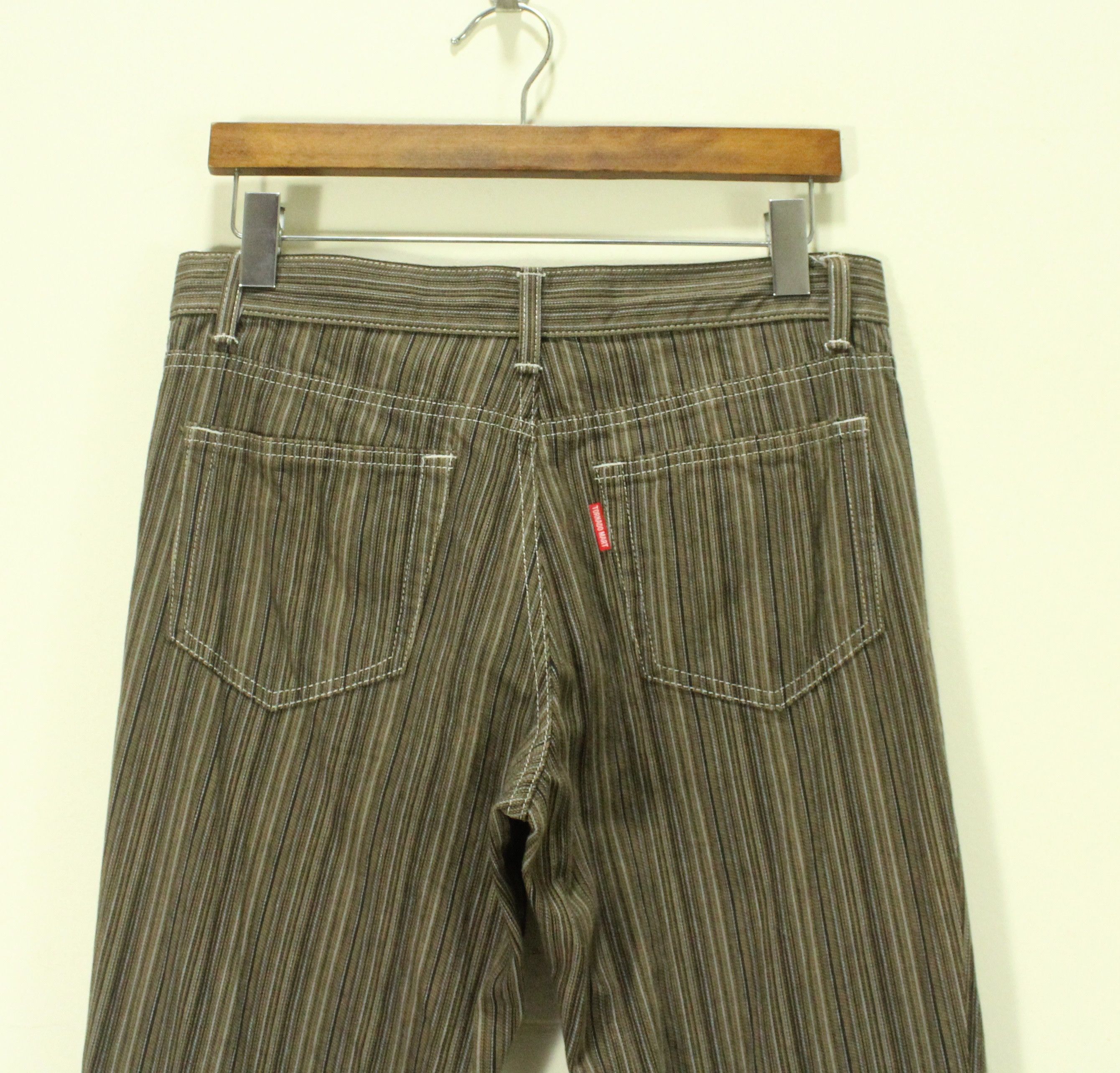 If Six Was Nine Flared Striped TORNADO MART Japan Size US 30 / EU 46 - 10 Thumbnail