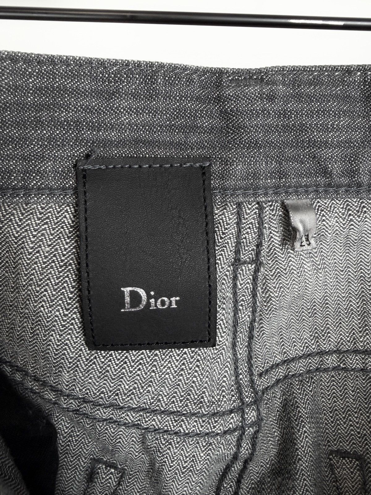 Dior Dior Homme Gray Hickory Striped Skinny Denim Jeans KVA Size US 28 / EU 44 - 7 Thumbnail
