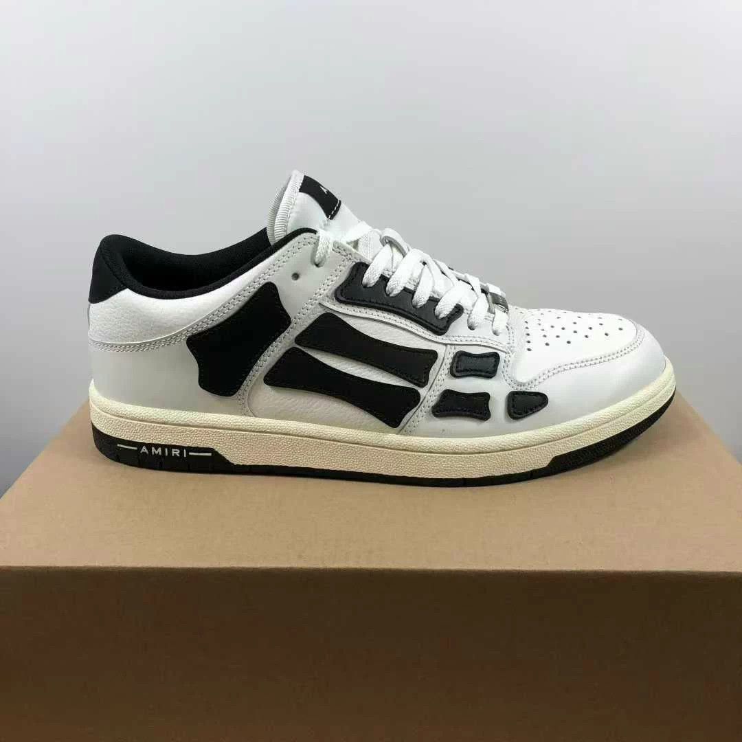 Amiri Amiri bone shoes, low-top, white/black Size US 9 / EU 42 - 5 Thumbnail