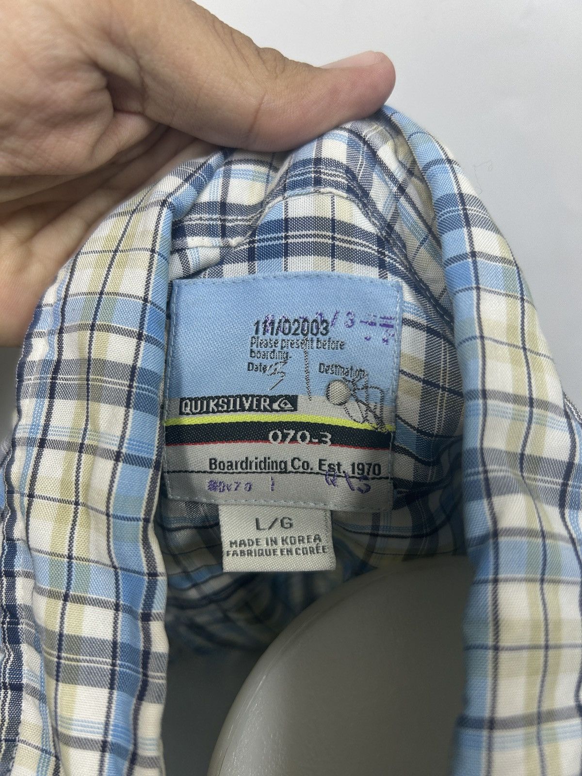 Quiksilver Vintage Quicksilver 00s Shirt Size L Size US L / EU 52-54 / 3 - 4 Thumbnail