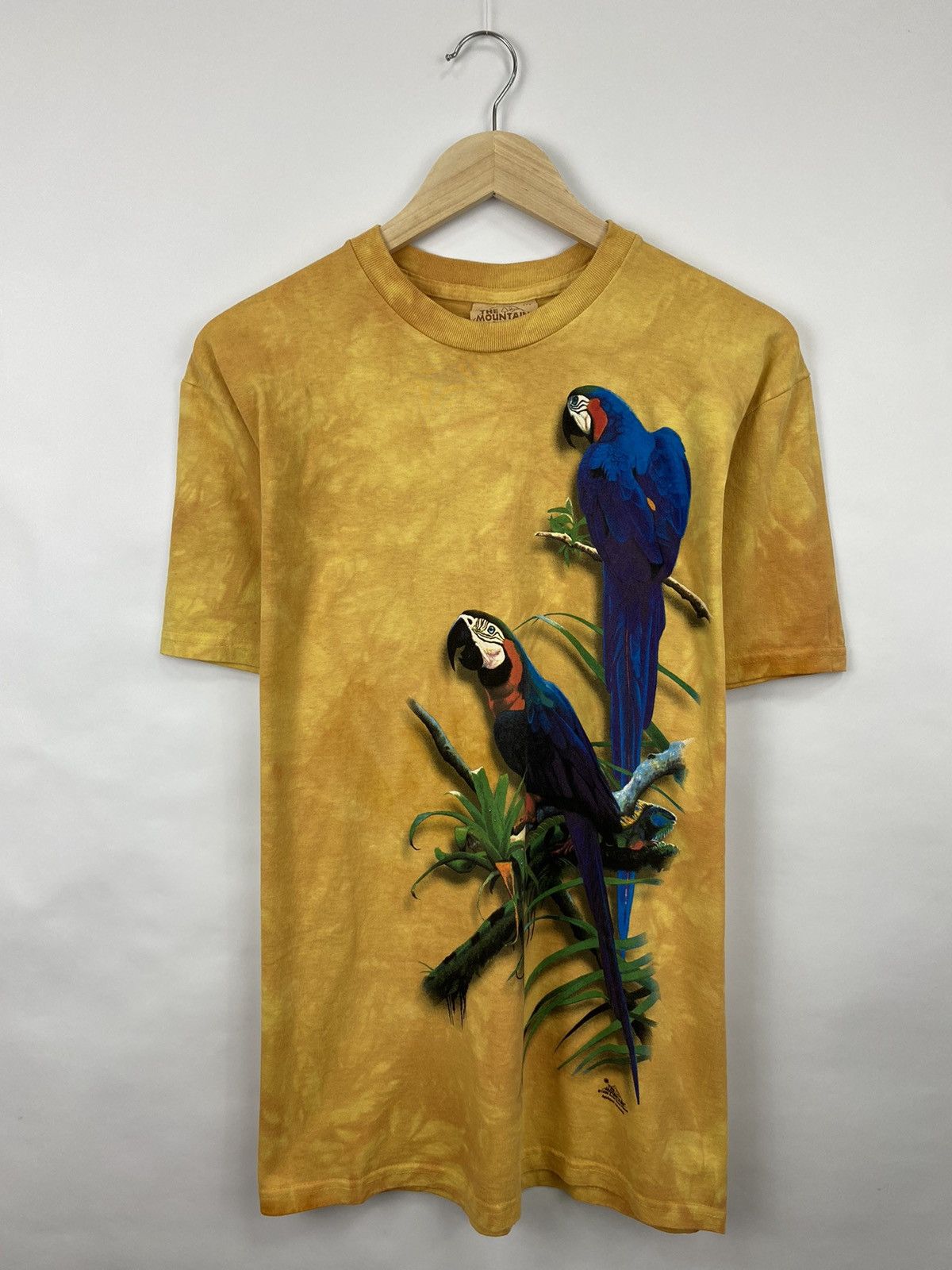 The Mountain 🦜 Vintage 1999 Parrot family T-Shirt Hanes Retro Rare Y2K Size US M / EU 48-50 / 2 - 3 Thumbnail