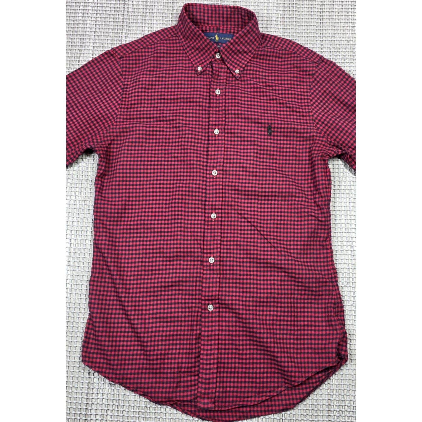 Polo Ralph Lauren Polo Ralph Lauren Button Up Shirt Men’s Slim S Red Black Gingham Check Buffalo - Polo Ralph Lauren Big Pony Shirt Men Slim S Red Black Check Buffalo Size US S / EU 44-46 / 1 - 3 Thumbnail