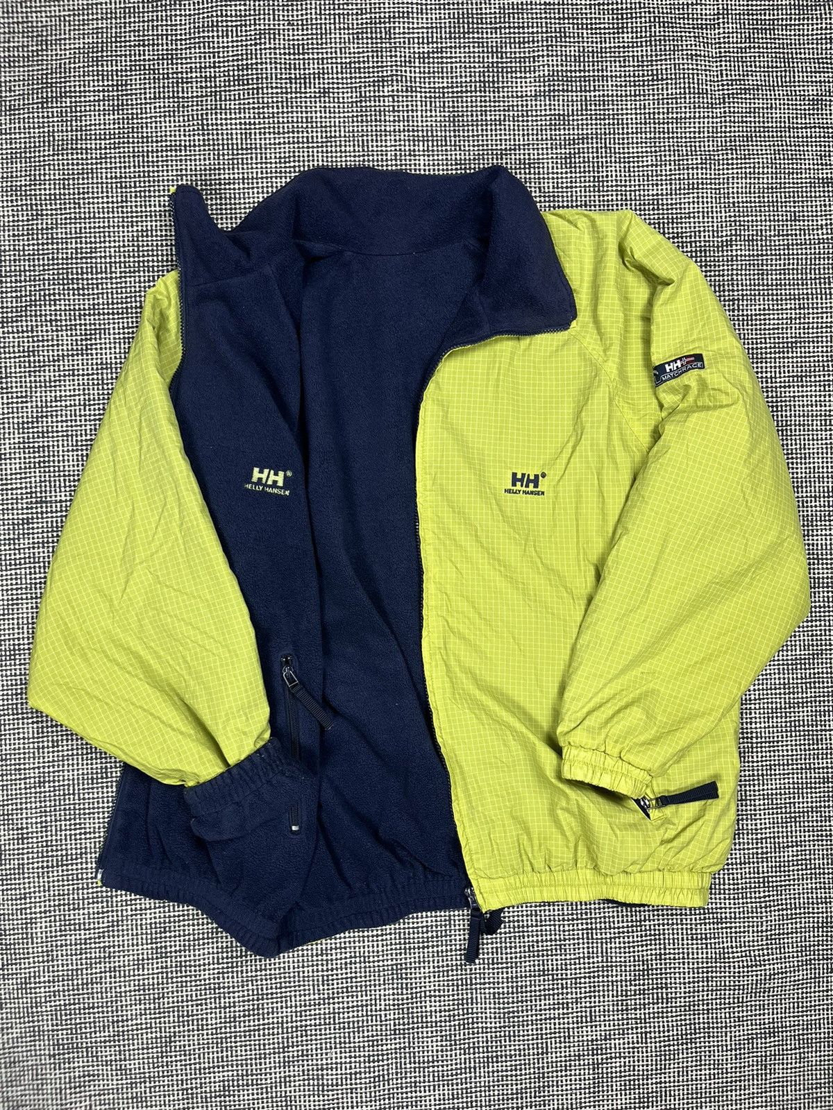 Helly Hansen × Vintage vintage 90s reversible Helly Hansen fleece jacket y2k rave Size US L / EU 52-54 / 3 - 1 Thumbnail