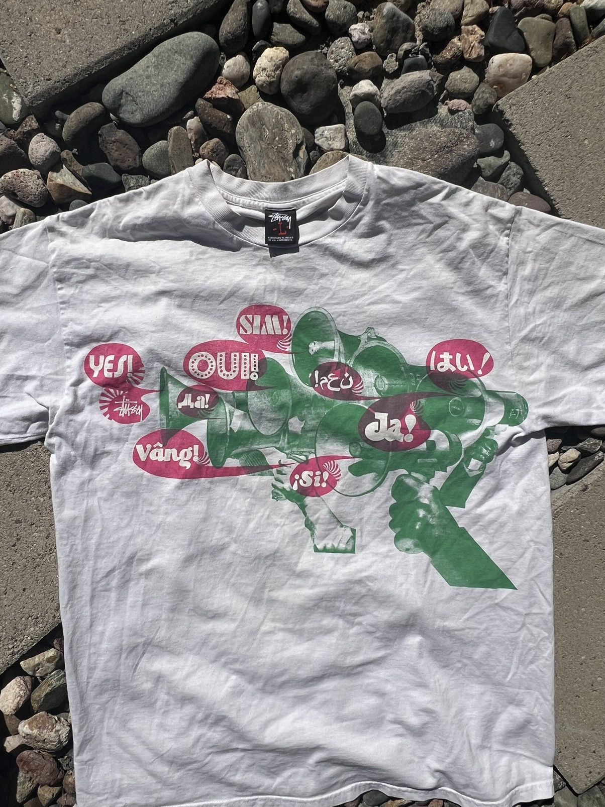 Stussy × Vintage Stussy X Brent Rollins Tee Size US L / EU 52-54 / 3 - 4 Thumbnail