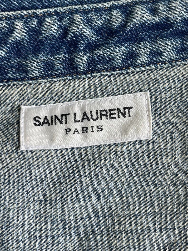 Other YSL Saint Laurent Denim Shirt Jacket- Size US M / EU 48-50 / 2 - 4 Thumbnail