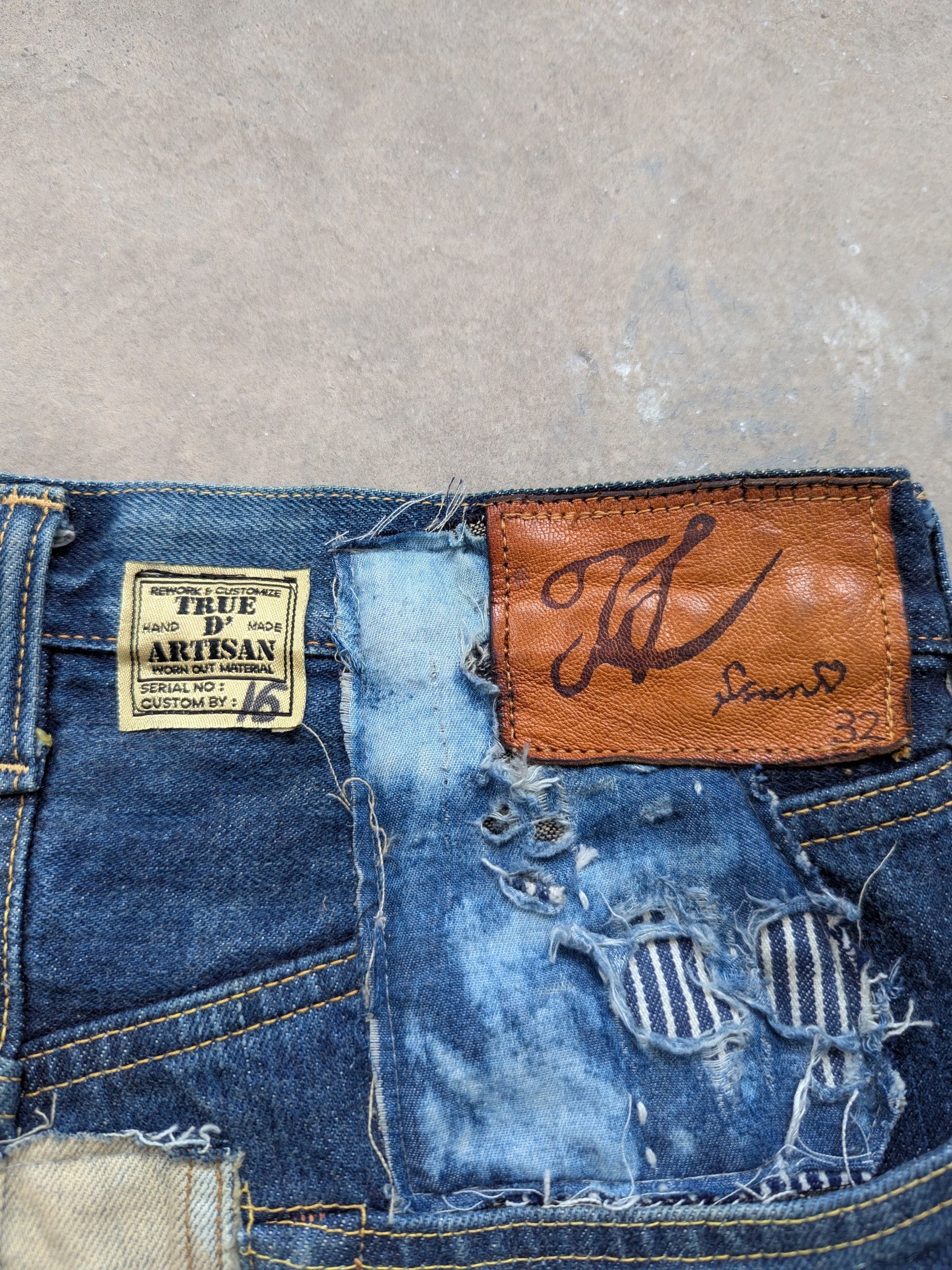 Japanese Brand × Kapital × Kapital Kountry NEED GONE ❌ Kapital Kountry Boro Reconstructed Patchwork Size US 31 - 11 Thumbnail