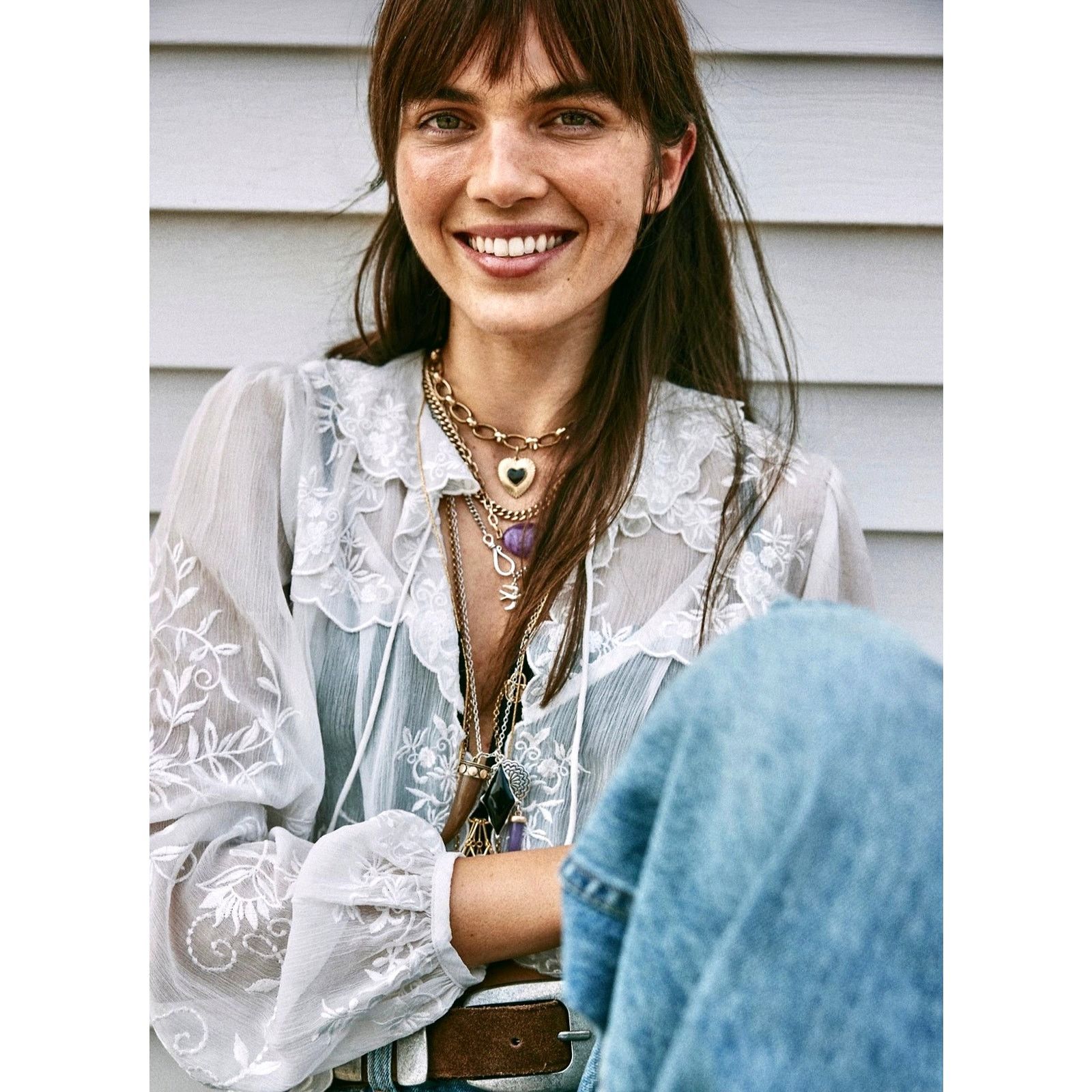 Free People Free People Zella Layer Necklace Mixed Metal One Size Size ONE SIZE - 4 Thumbnail