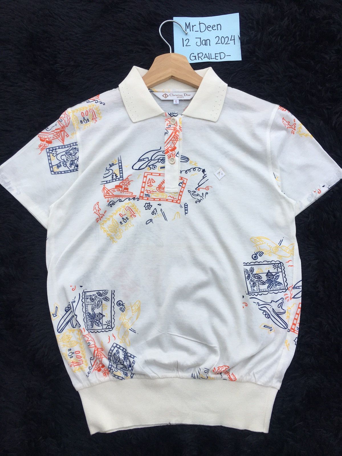 Christian Dior Monsieur Rare Vintage Christian Dior Collar Shirt Size US S / EU 44-46 / 1 - 4 Thumbnail