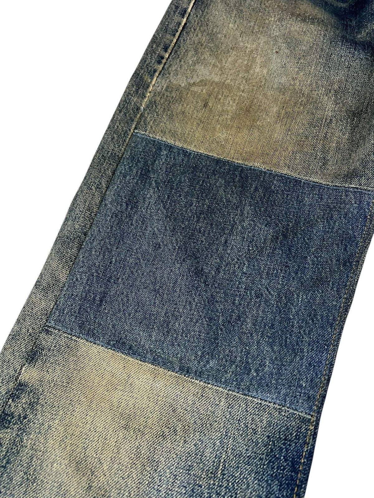Levi's Vintage Levis 702 Big E Repaired Selvedge Backle Back Jean Size US 29 - 4 Thumbnail