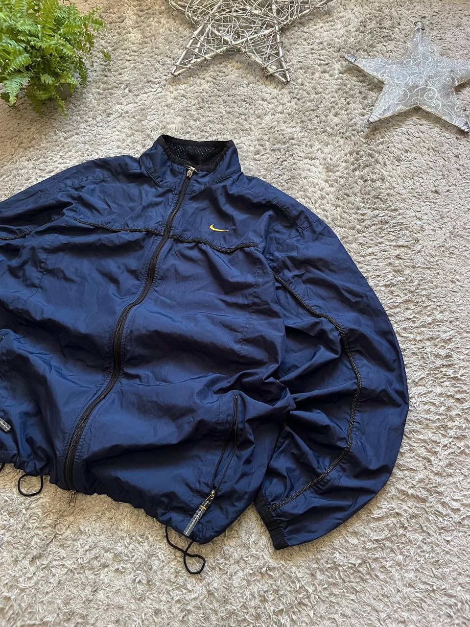 Nike × Vintage 90s Nike Vintage Light Jacket Streetwear Swoosh Rare Logo Size US XL / EU 56 / 4 - 7 Thumbnail