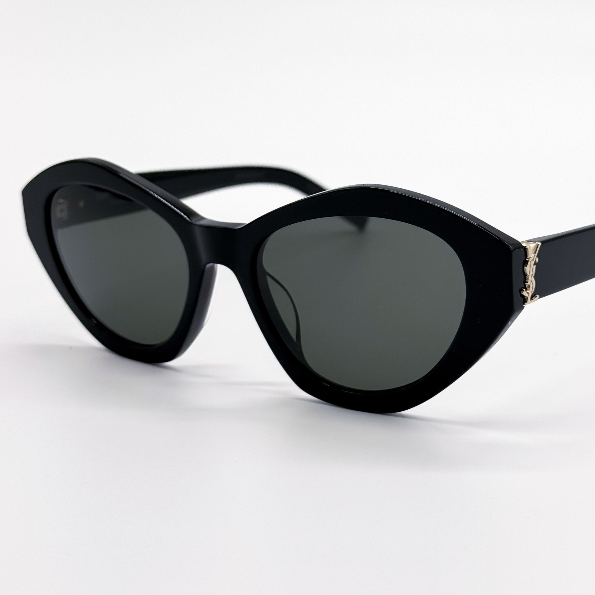 Saint Laurent Paris NEW SAINT LAURENT SUNGLASSES SL M60 006 BLACK WOMEN SLM60 00 Size ONE SIZE - 6 Thumbnail