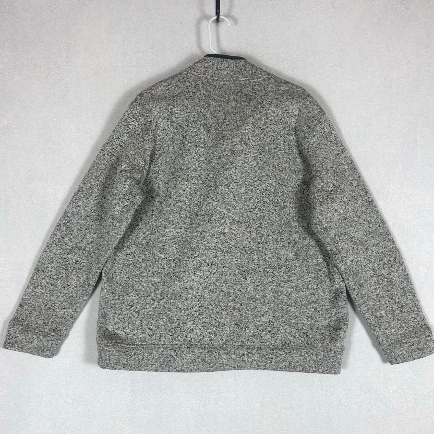 Eddie Bauer Eddie Bauer Fleece Sweater Mens XL Gray Mock Neck Pullover 1/4 Snap Button Casual Pullover Sweater Size US XL / EU 56 / 4 - 6 Thumbnail