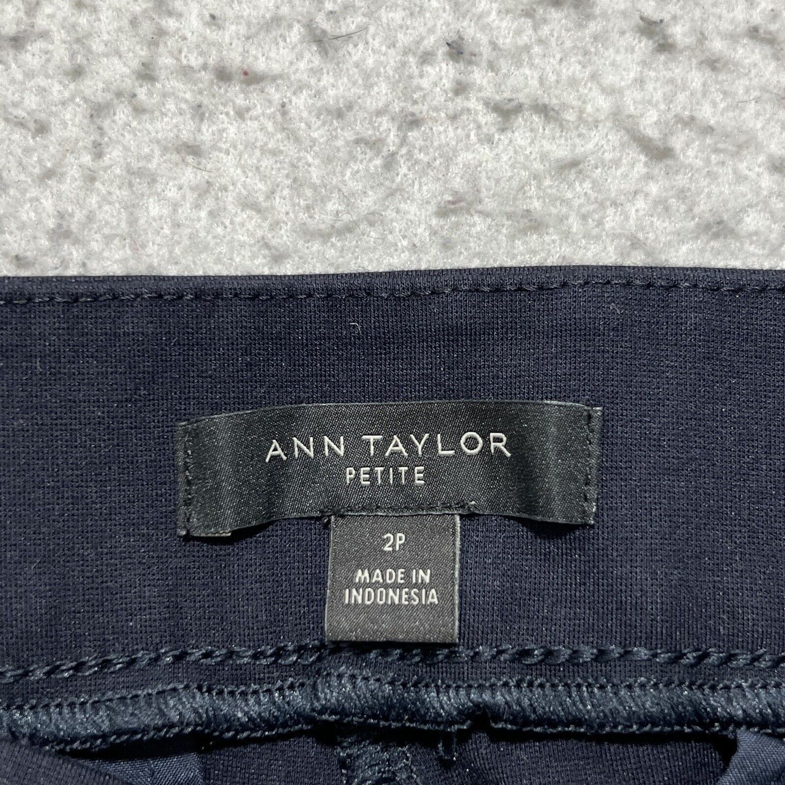 Ann Taylor Ann Taylor Petite Side Zip Athletic Blue Leggings Stretch Size 26" / US 2 / IT 38 - 4 Thumbnail