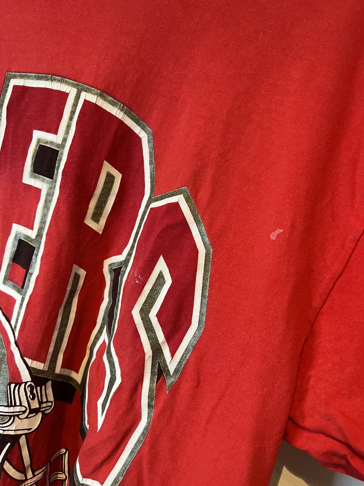 Hanes Vtg 90s Men’s 49ers NFL T Shirt Single Stitch USA Large Size US L / EU 52-54 / 3 - 4 Thumbnail