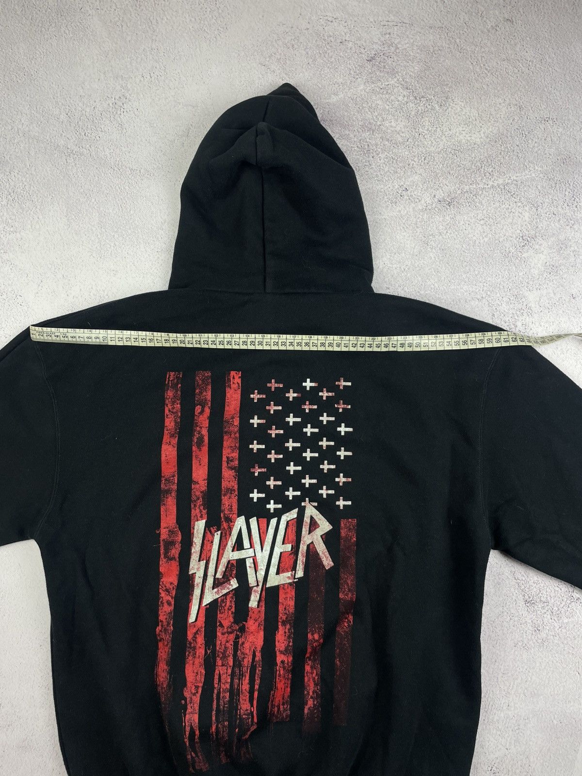 Slayer Vintage Slayer Hoodie Black L Front & Back Print Metal Band Size US L / EU 52-54 / 3 - 14 Thumbnail