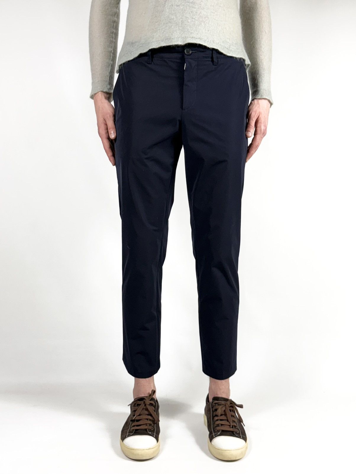 Prada Nylon Slim Fit Trousers Pants