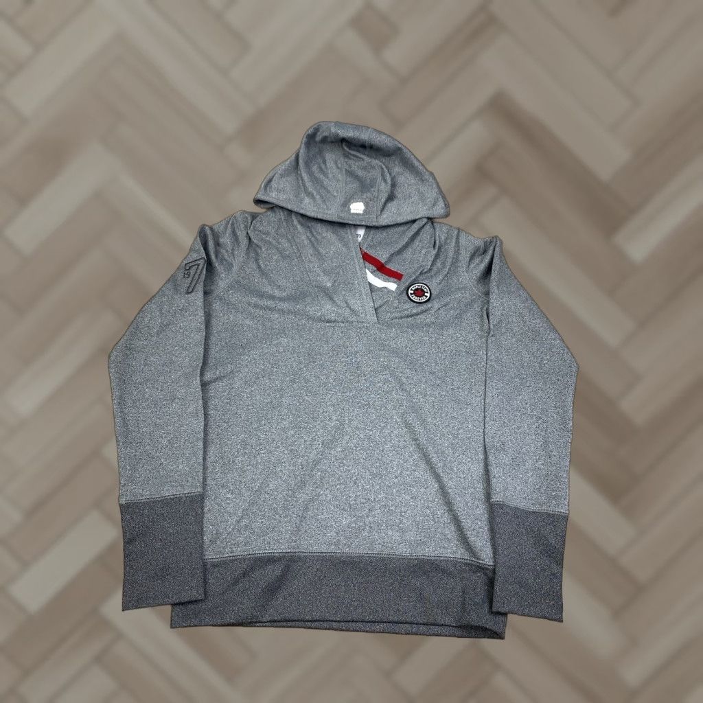 Roots Roots Hoodie Womens S Gray Pullover Casual Maple Leaf Forever #9164 Size S / US 4 / IT 40 - 1 Thumbnail