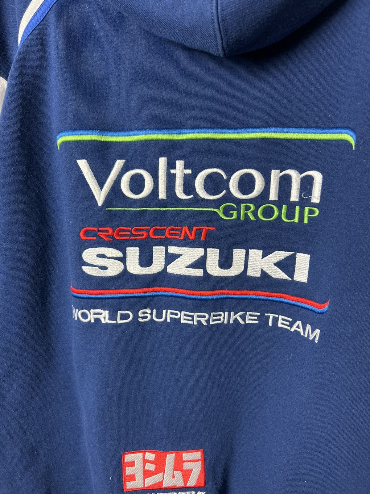 Vintage Suzuki RGSX Yoshimura World Superbike Team Racing Zip Hoodie Size US M / EU 48-50 / 2 - 19 Thumbnail