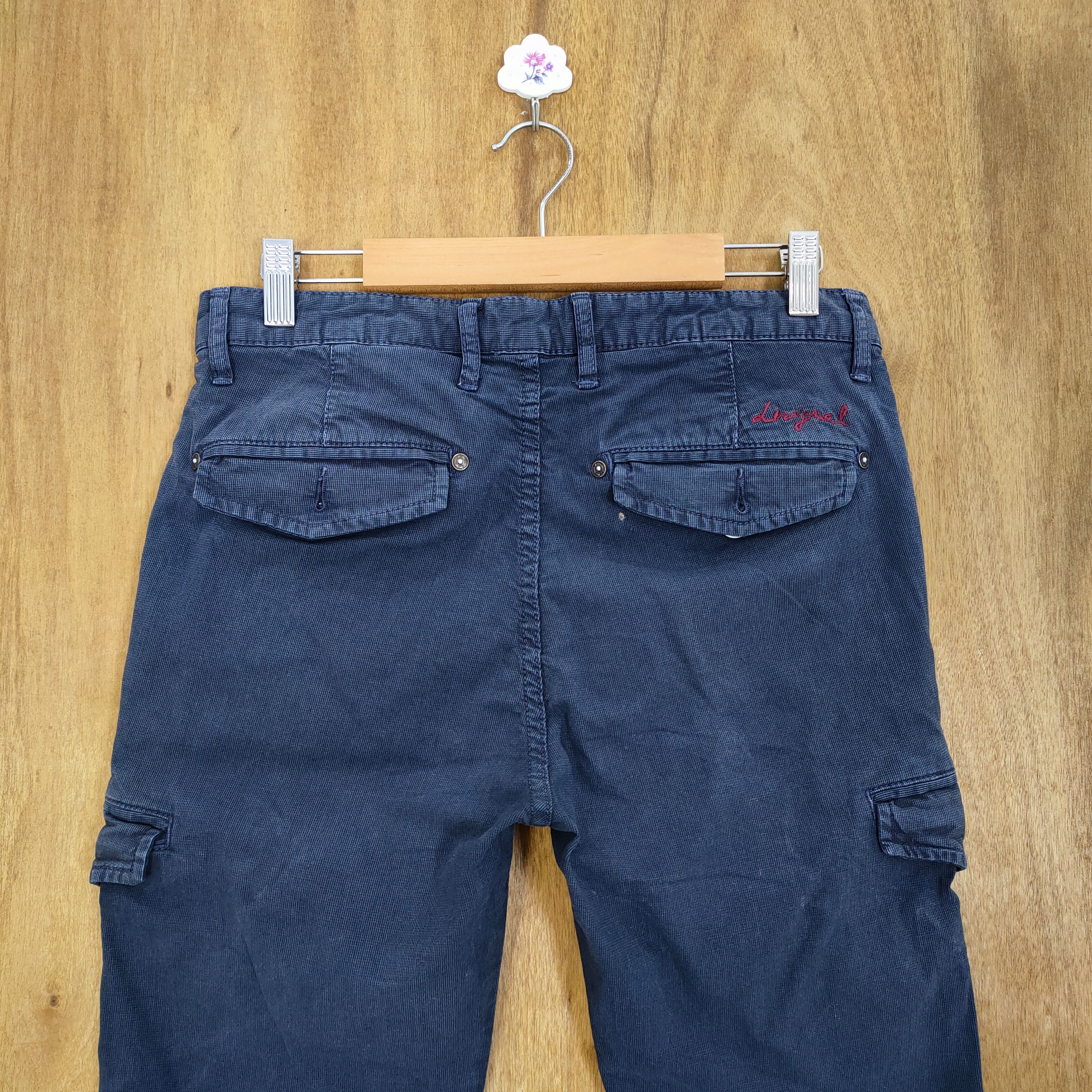 Desigual DESIGUAL DARK BLUE SKINNY CARGO PANTS Size US 30 / EU 46 - 9 Thumbnail
