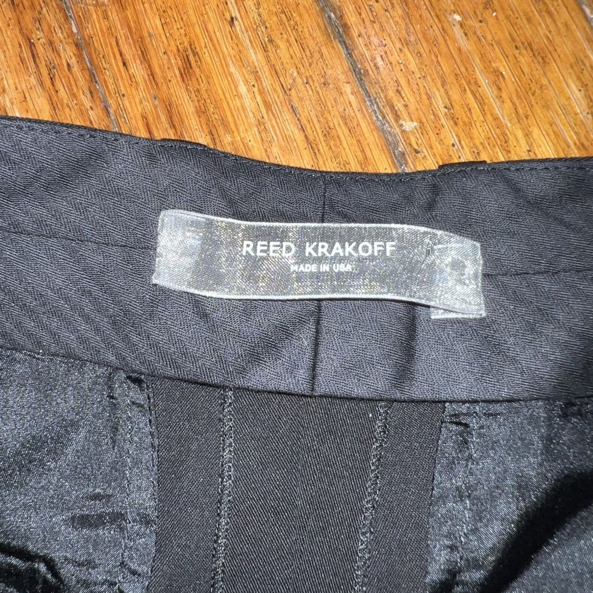 Other Reed Krakoff 100% Virgin Wool Black Shorts Size 26" / US 2 / IT 38 - 3 Thumbnail