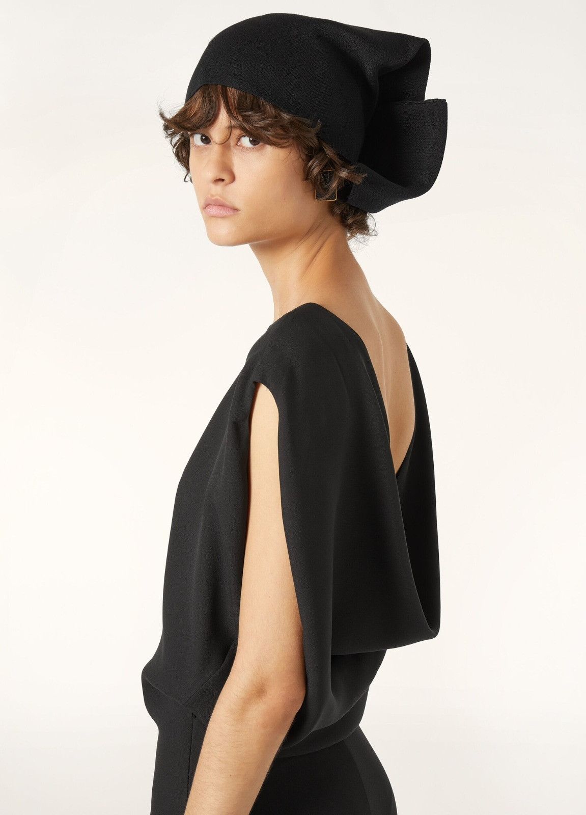 Loro Piana o1srvl11e0526 FAP2923 Blacky Midi Dress in Black Size S / US 4 / IT 40 - 5 Thumbnail