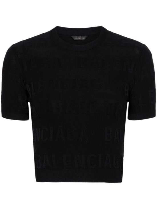 Balenciaga BALENCIAGA Women Sweater 788572 T52121000 Black Size S / US 4 / IT 40 - 1 Thumbnail