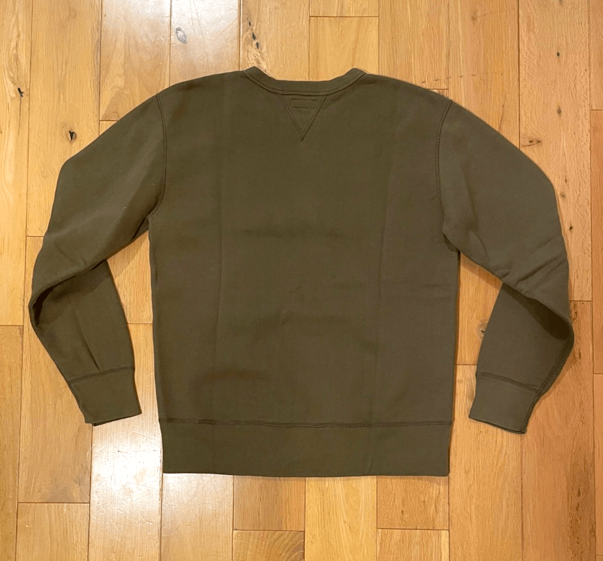 The Real McCoy's The Real McCoy's Loopwheel Sweatshirt Olive X-Large Size US XL / EU 56 / 4 - 2 Thumbnail