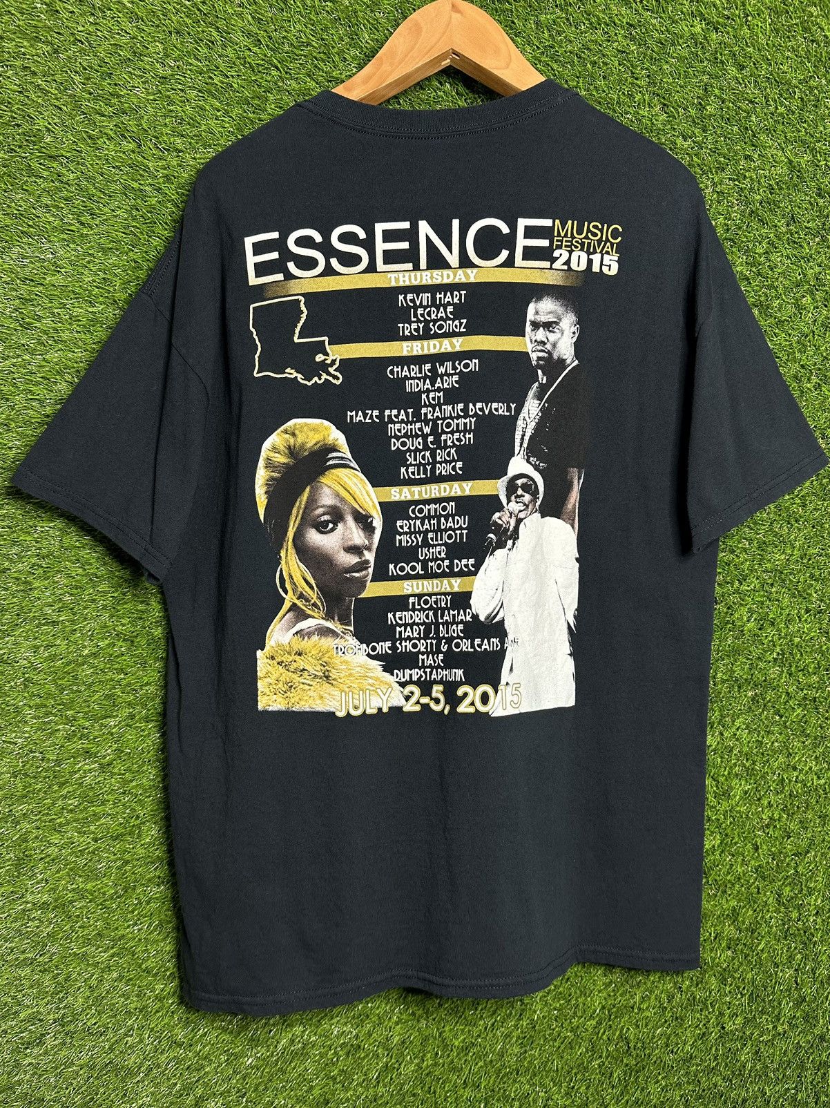 Vintage 2002 Essence Music Festival T-Shirt, Hip Hop, Rap Tee, Kings Of Comedy, store Alicia Keys, Mary J Blige