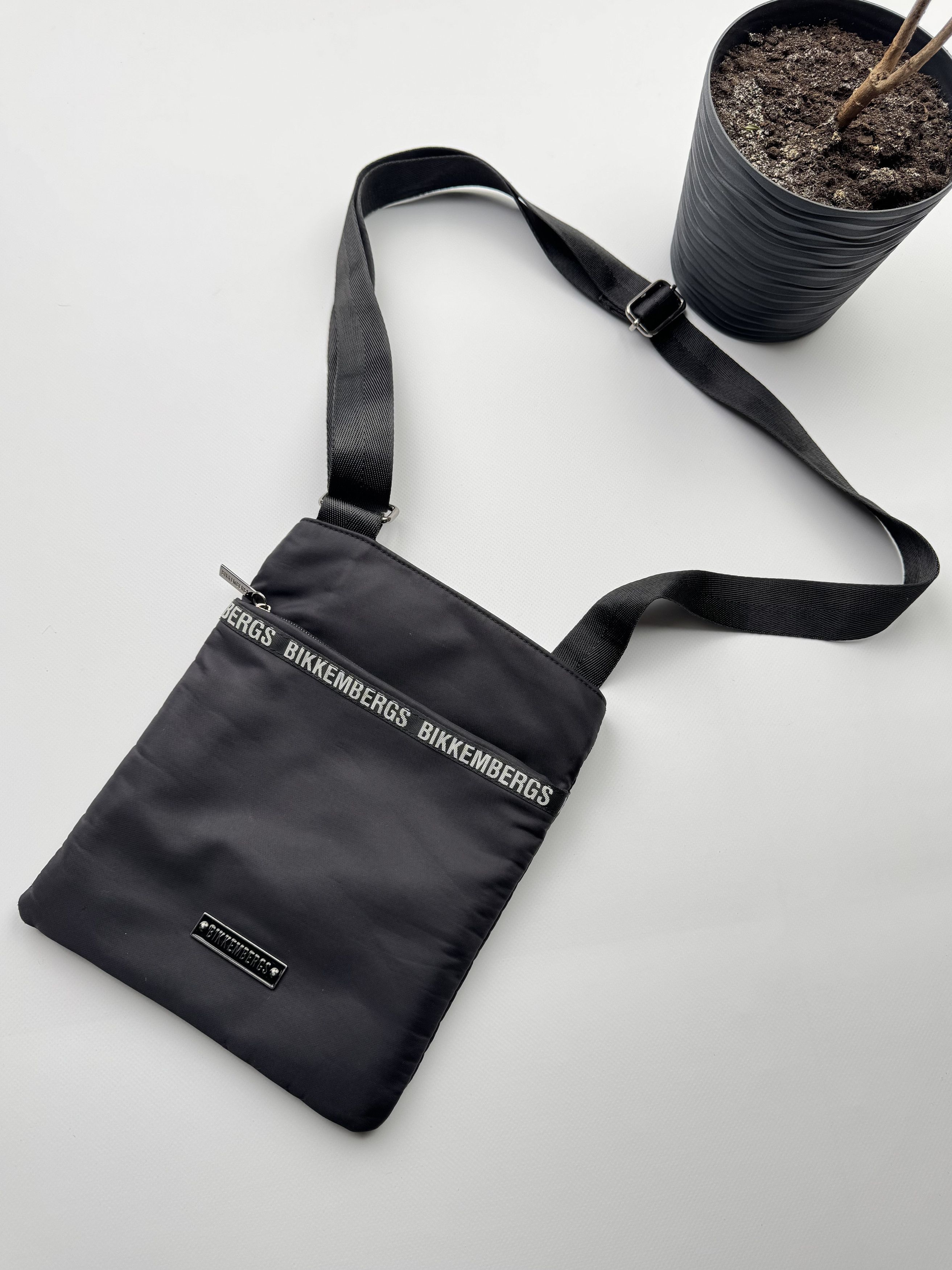 Dirk Bikkembergs x Vintage Bikkembergs Vintage Messenger Bag in Black, Men's