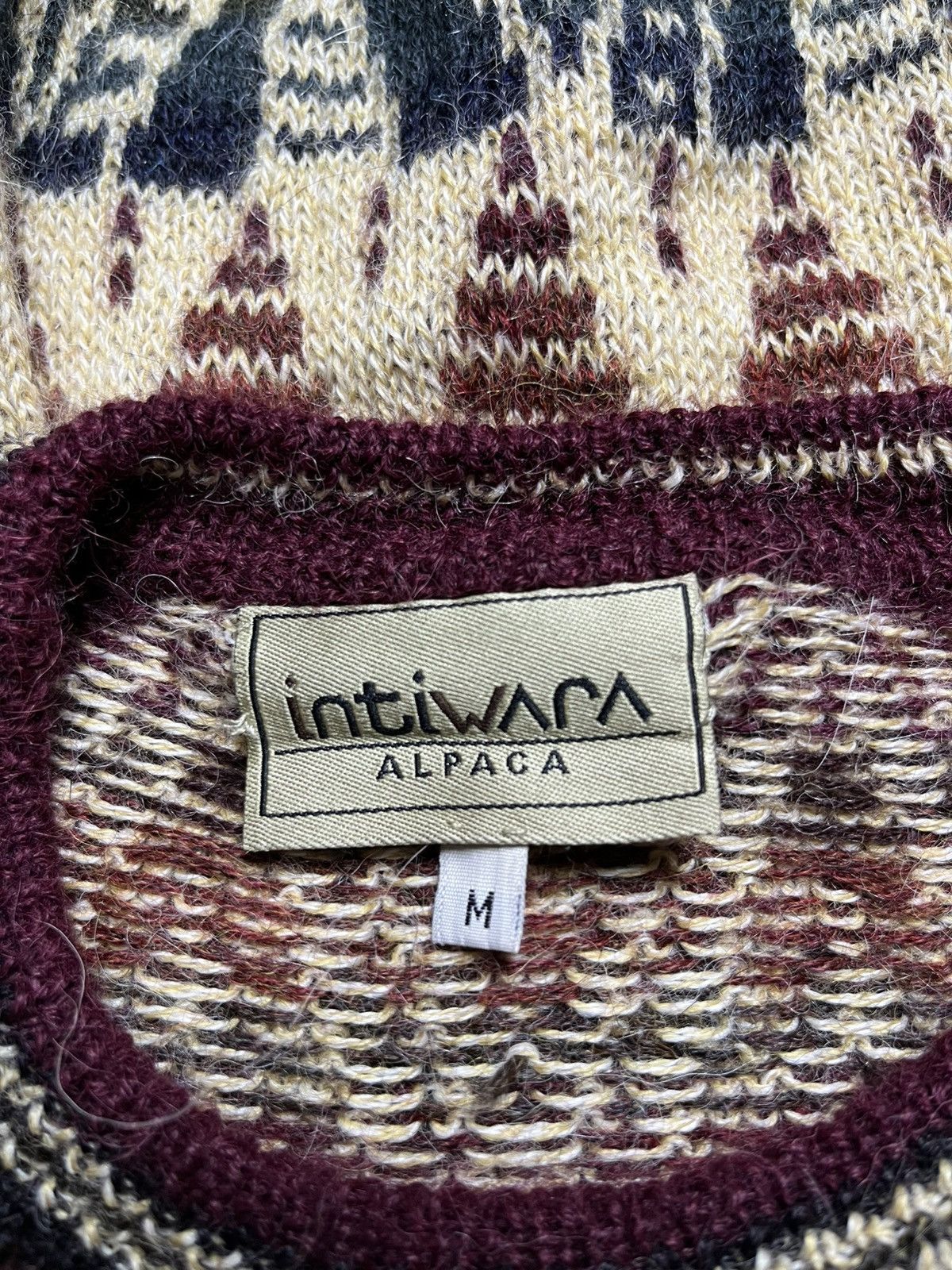 Native Intiwara Alpaca Native Navajo Design Knitting Size US M / EU 48-50 / 2 - 3 Thumbnail