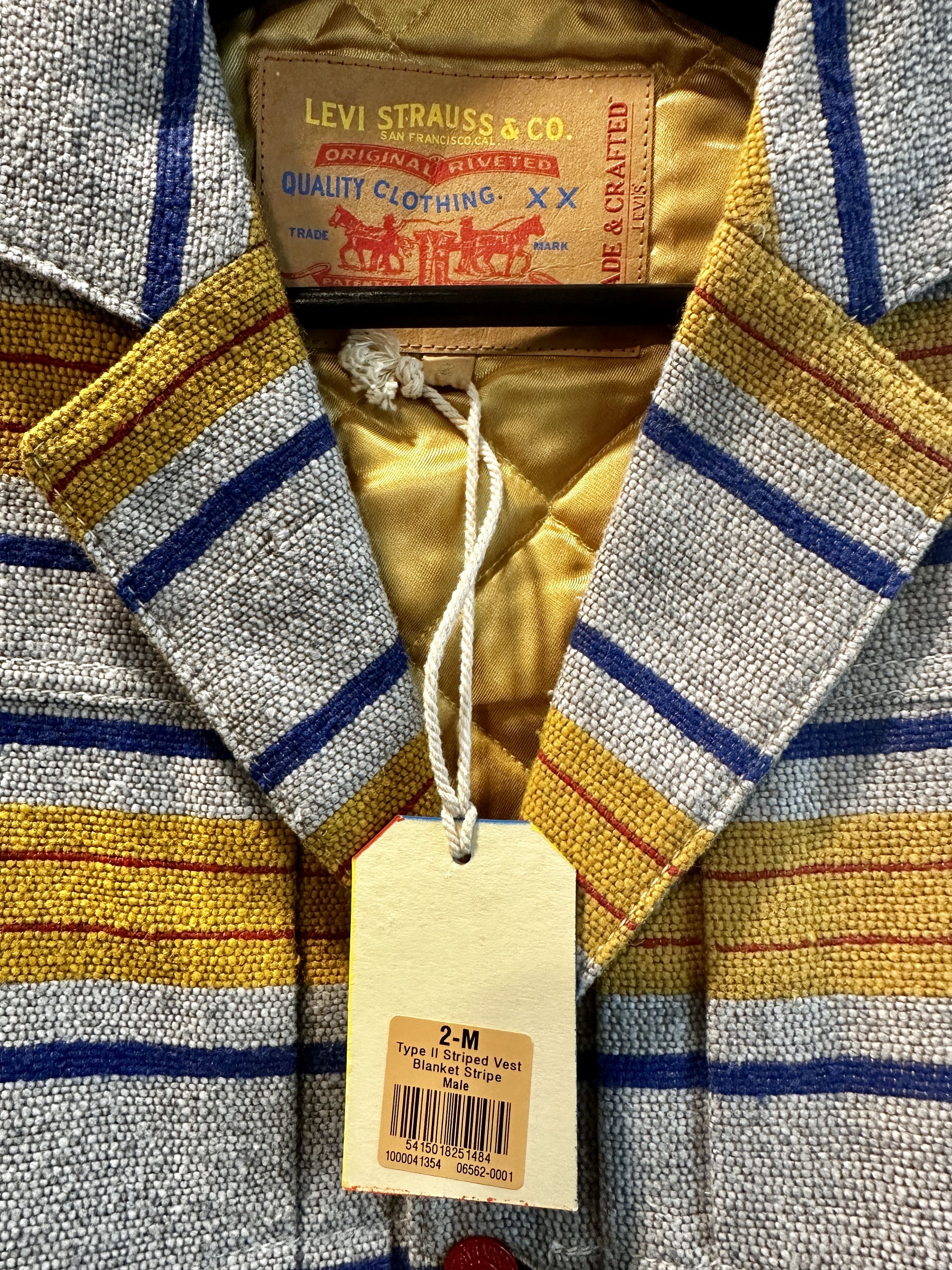 Levi's Made & Crafted Made & Crafted Blanket Stripe Vest Size US M / EU 48-50 / 2 - 2 Thumbnail
