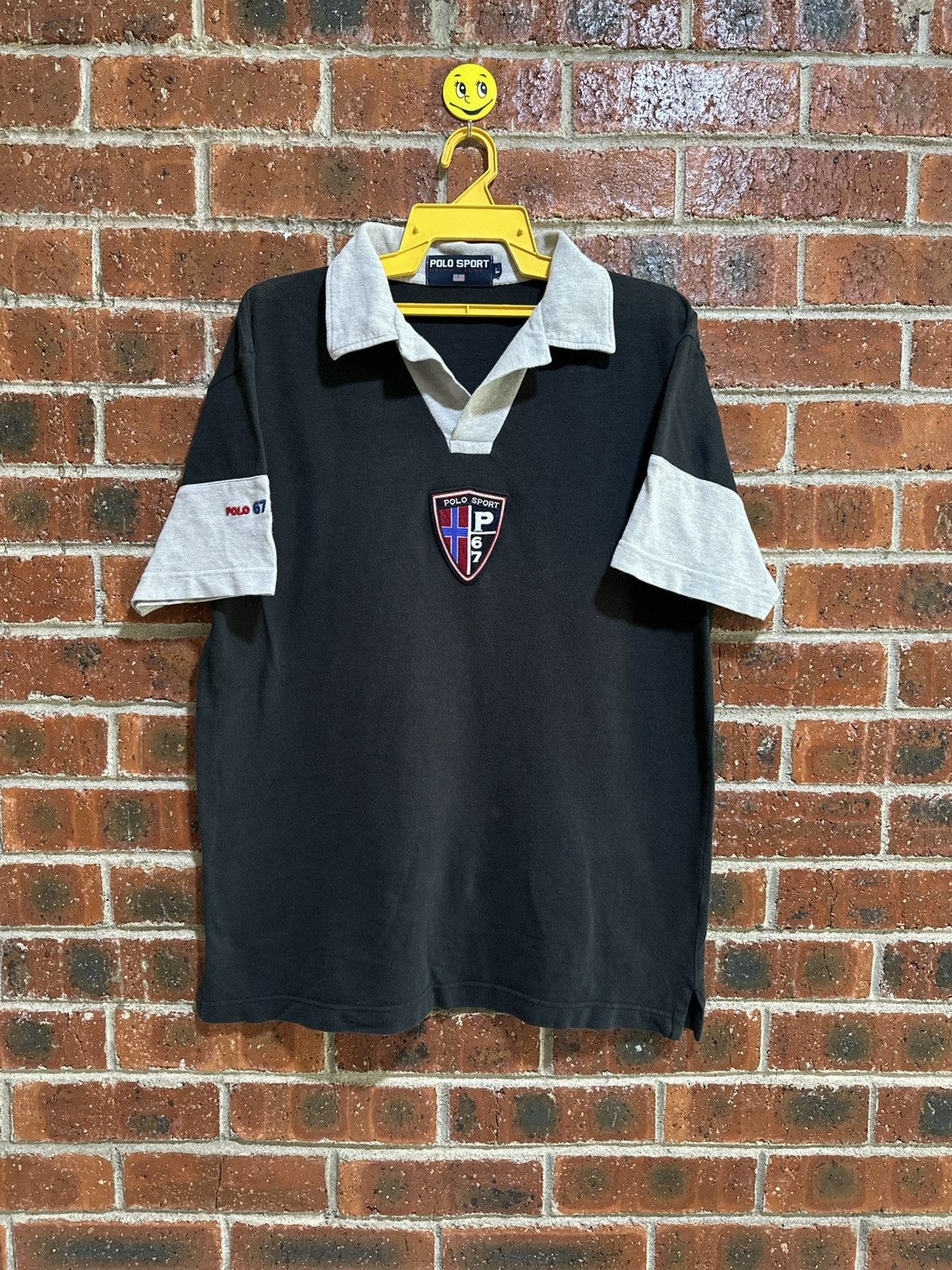Polo Ralph Lauren Vintage Polo Sport Ralph Lauren Faded Polo Tee Size US L / EU 52-54 / 3 - 1 Thumbnail
