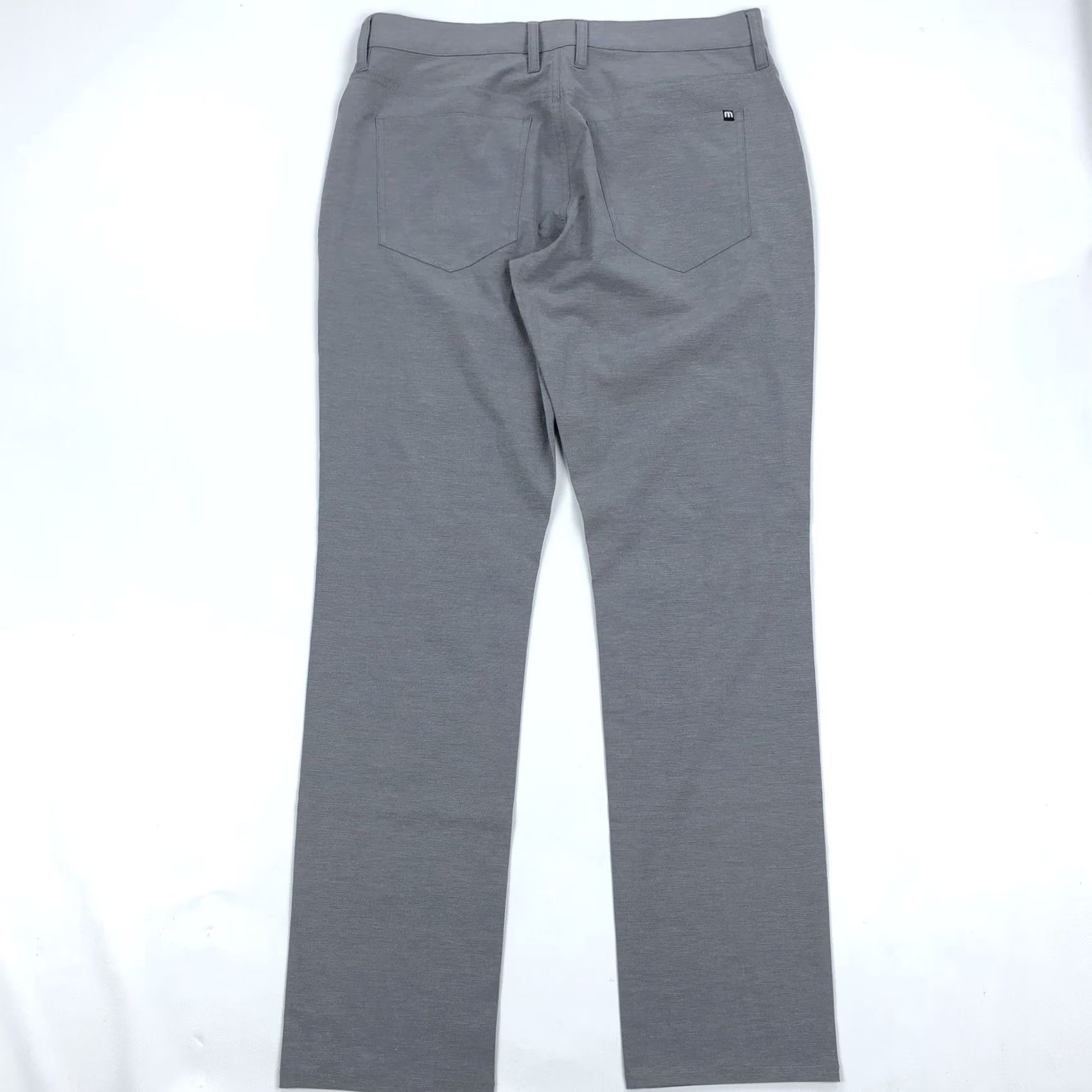 TravisMathew TravisMathew Men’s Gray Straight Leg Performance Pants Size 32 Golf Casual Stretch Size US 32 / EU 48 - 3 Thumbnail