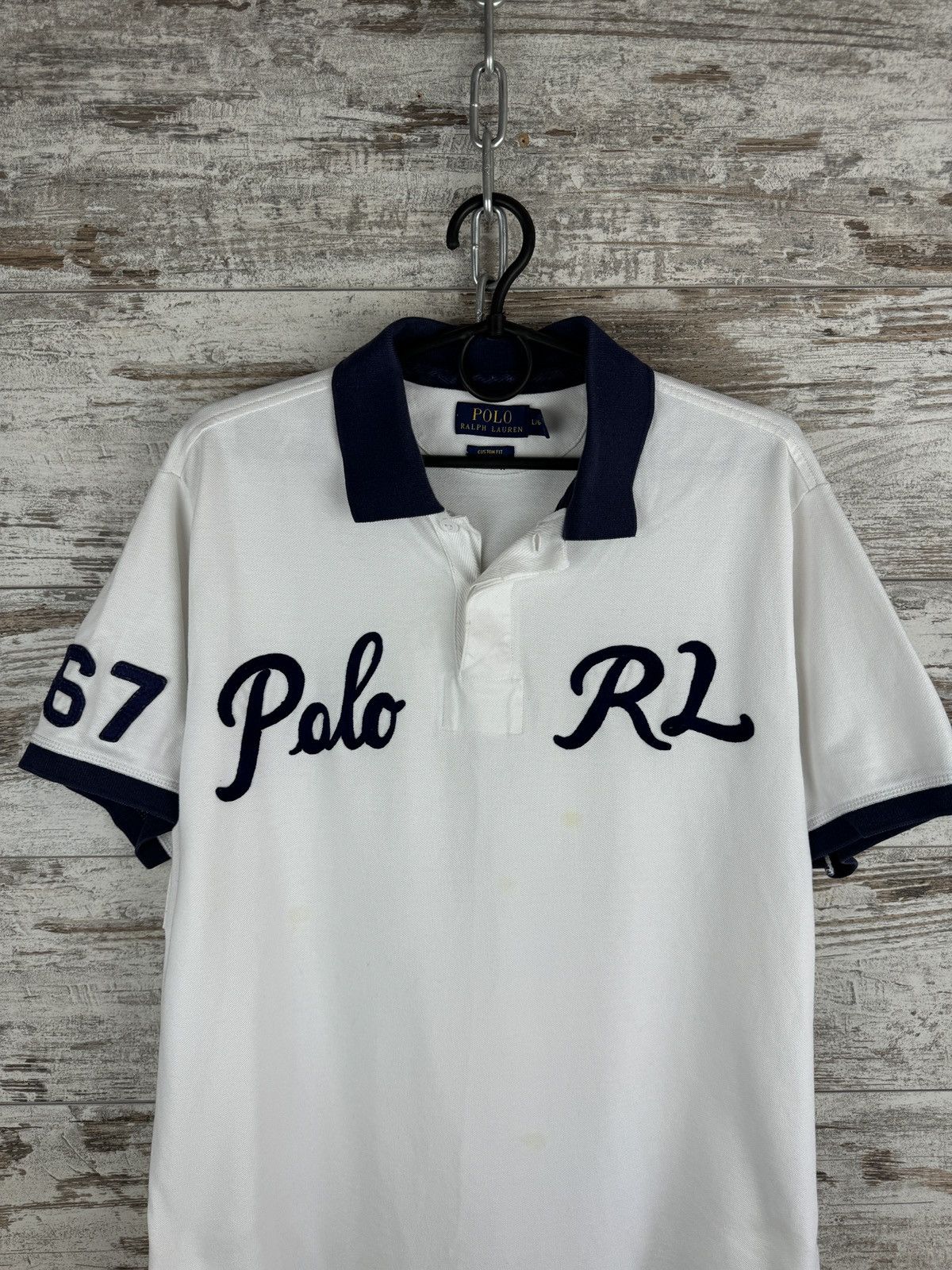 Polo Ralph Lauren × Vintage Mens Vintage Polo Ralph Lauren rugby polos y2k rare t-shirt Size US L / EU 52-54 / 3 - 3 Thumbnail