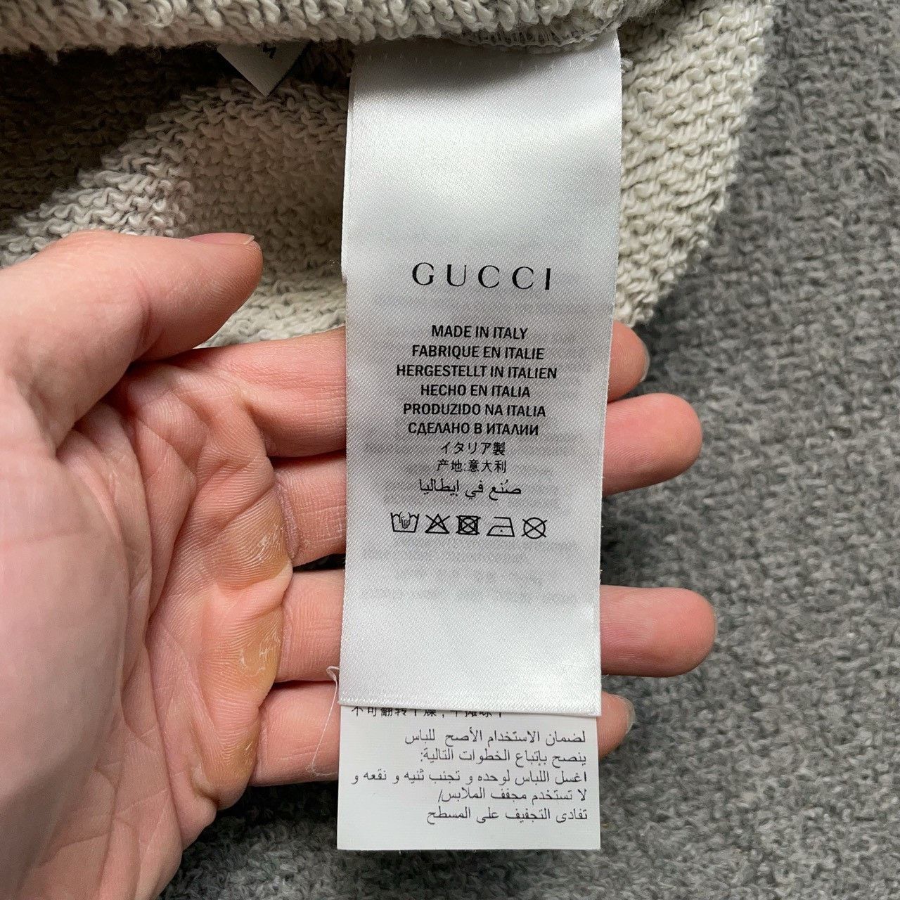 Gucci Gucci Gray logo zipper hooded jacket 2501-Nextarrow Size US M / EU 48-50 / 2 - 5 Thumbnail